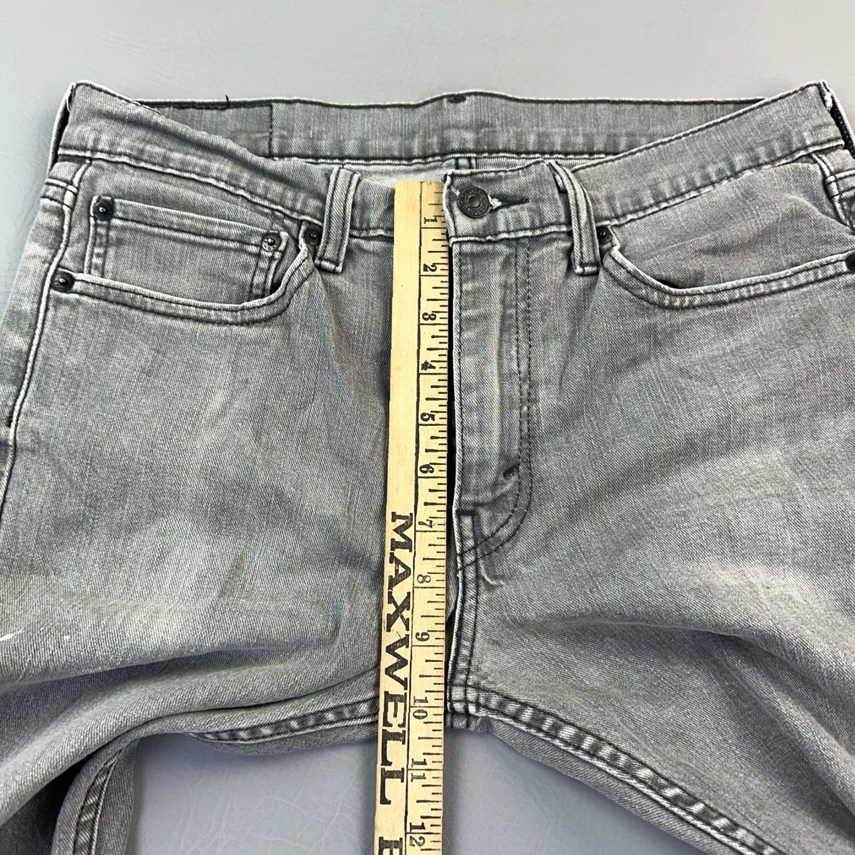 Levi's Levi's 511 Jeans Mens 34x30 Gray Denim Slim Fit Stretch Skate Casual Jeans Size US 34 / EU 50 - 6 Thumbnail
