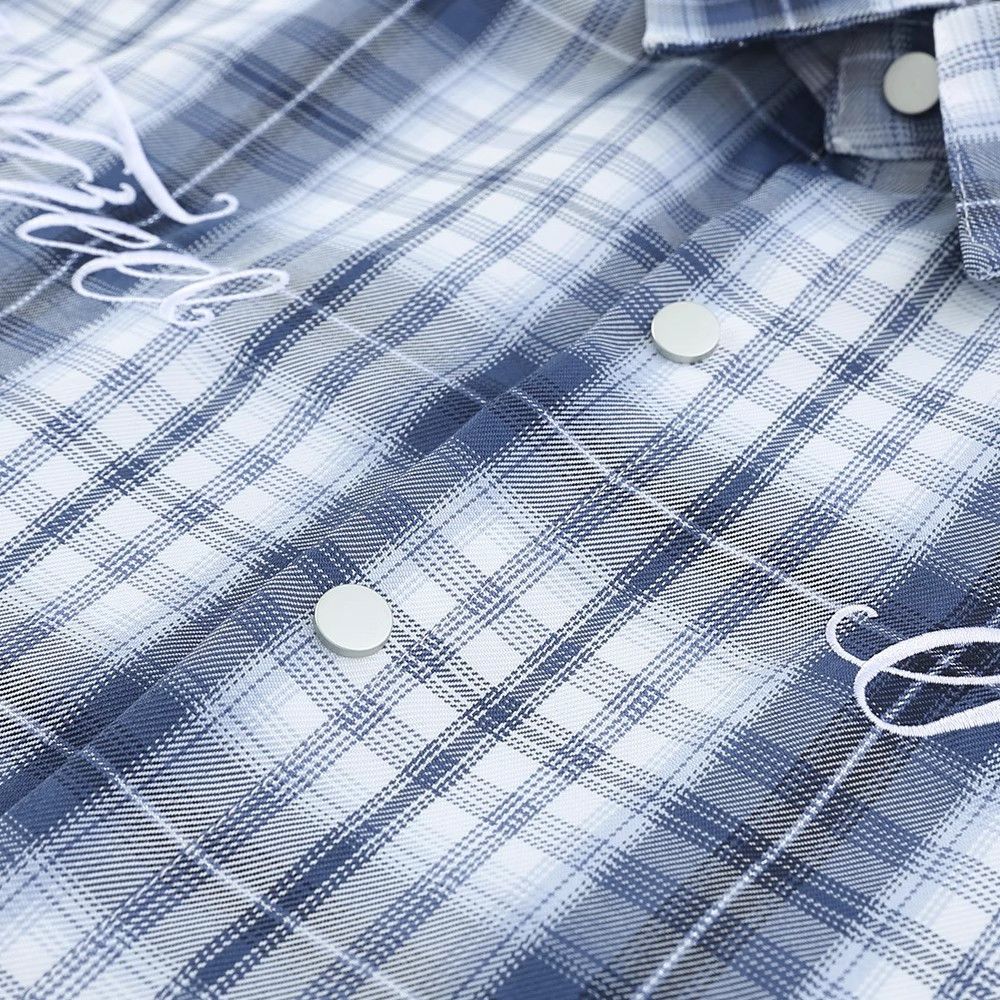 Japanese Brand × Vintage Men's high street loose plaid trendy lapel shirt Size US M / EU 48-50 / 2 - 3 Thumbnail