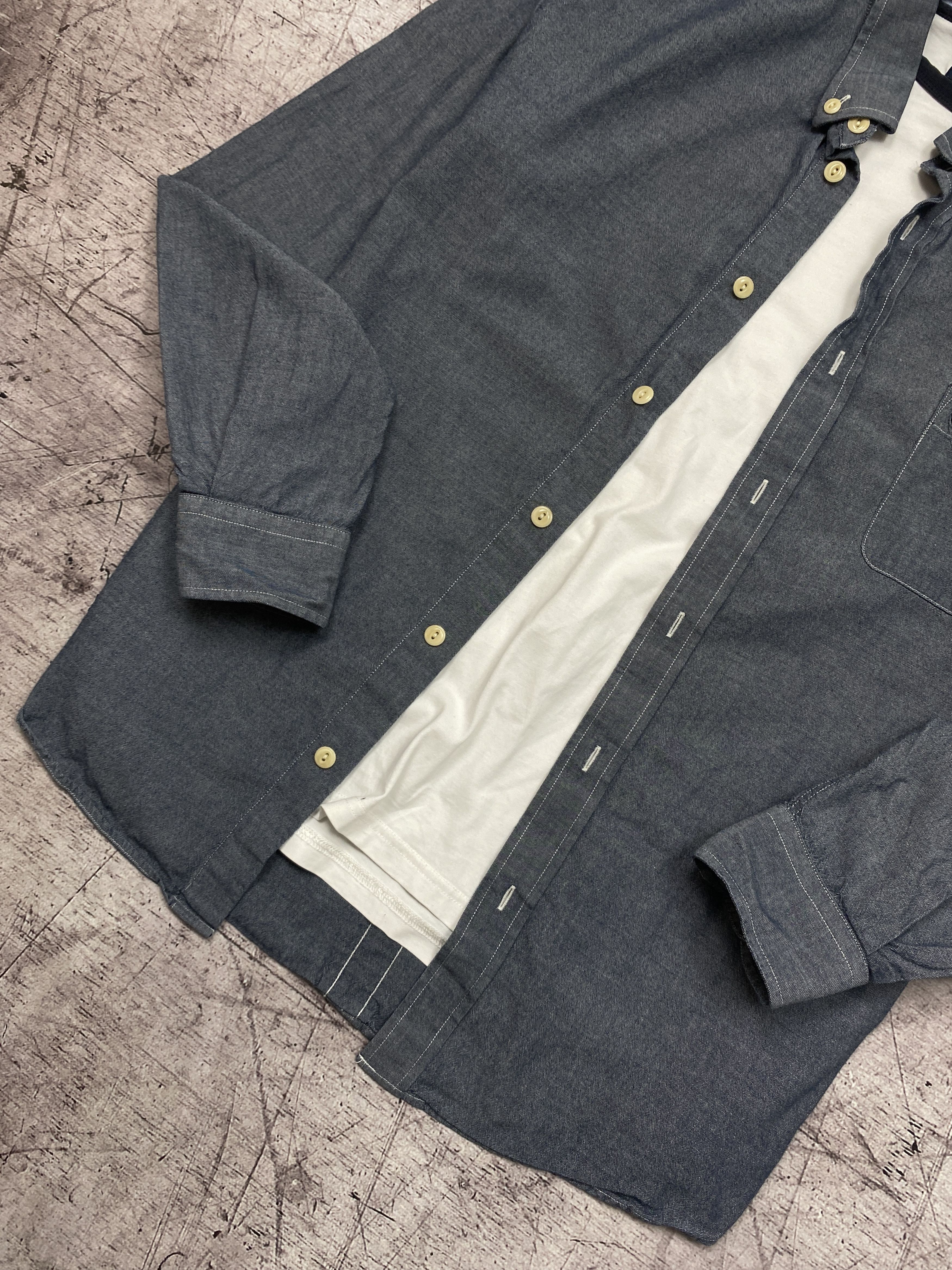 Fred Perry × Vintage Fred Perry Mens Long Sleeve Shirt Size US L / EU 52-54 / 3 - 3 Thumbnail