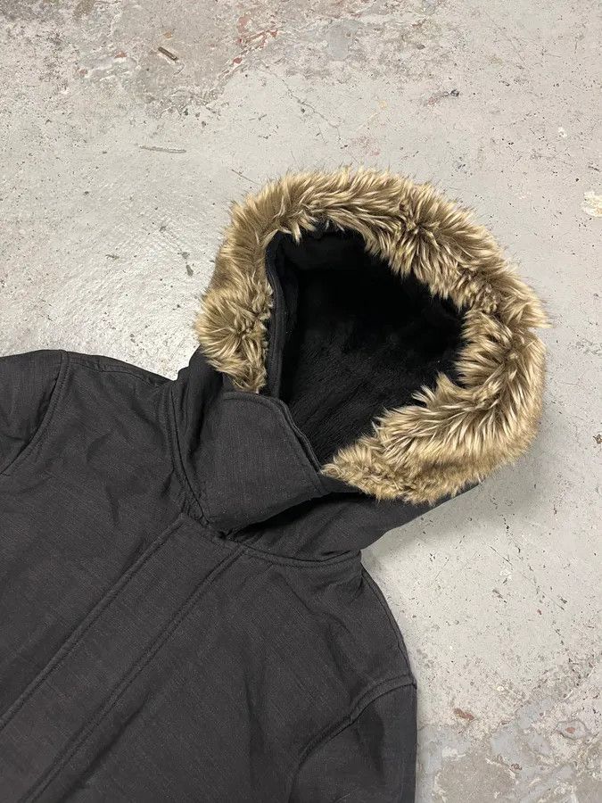 Emporio Armani FW2013 Emporio Armani Black Faux Fur Hooded Long Jacket Size US M / EU 48-50 / 2 - 5 Thumbnail