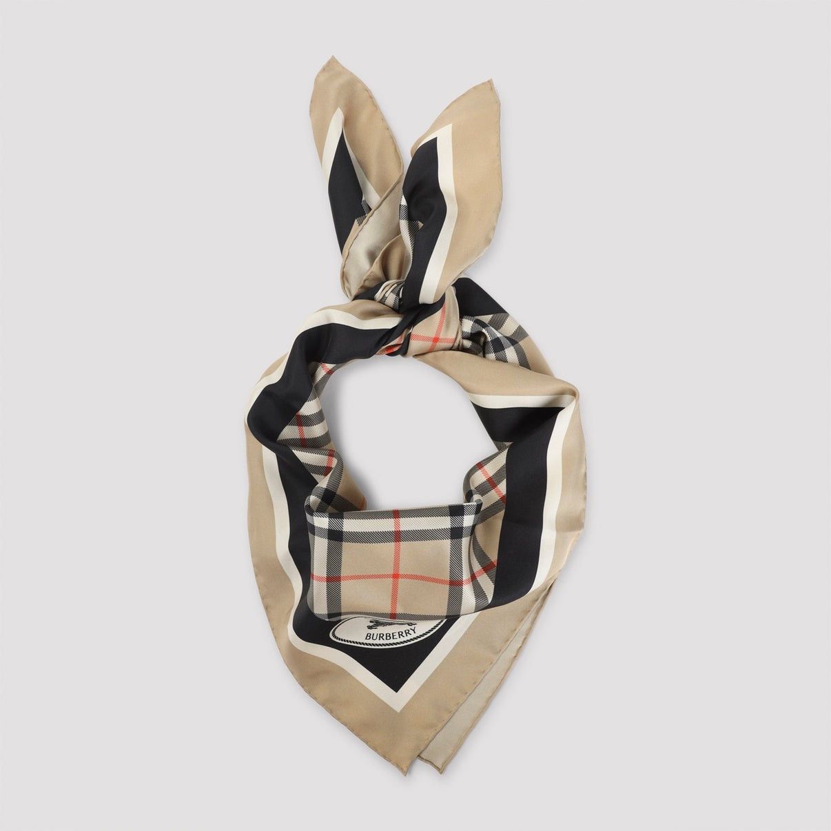 Burberry Burberry Check Beige Scarf New & Authentic Size ONE SIZE - 2 Thumbnail