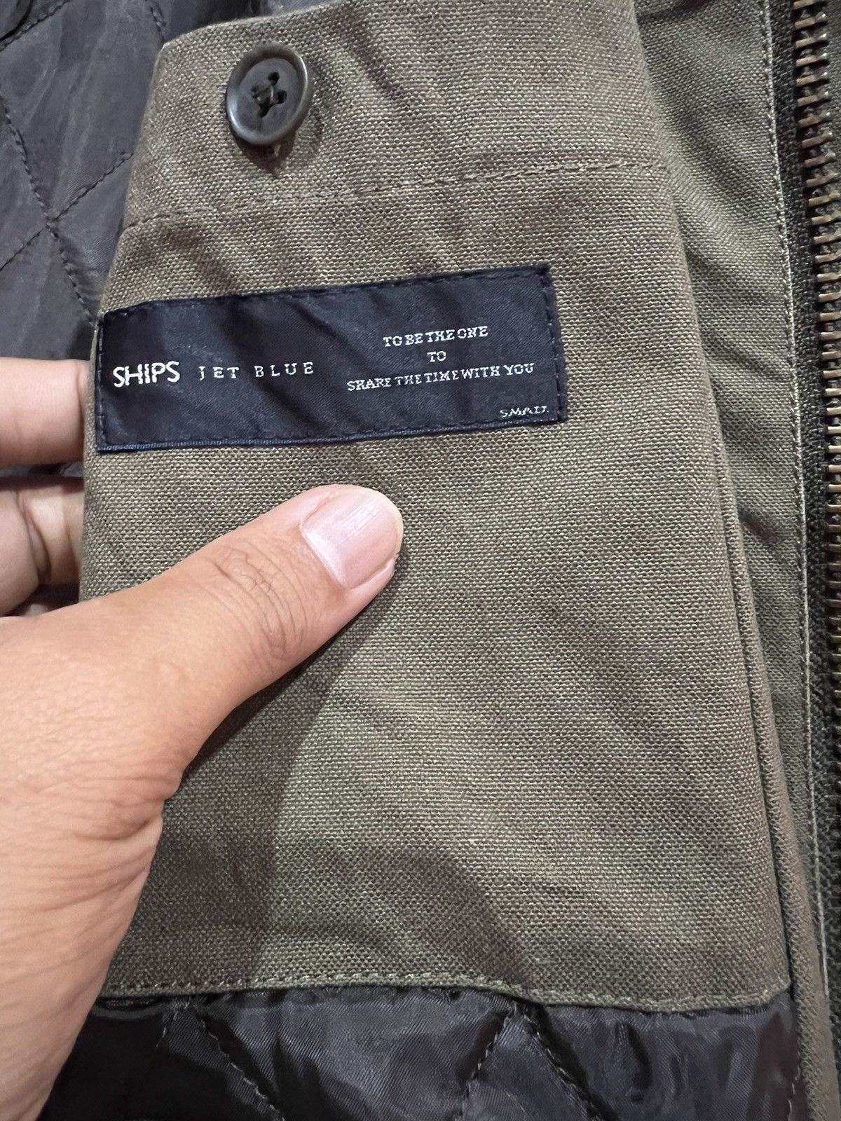 Japanese Brand 🔥 Ships Jet Blue long jacket military style Size US S / EU 44-46 / 1 - 8 Thumbnail