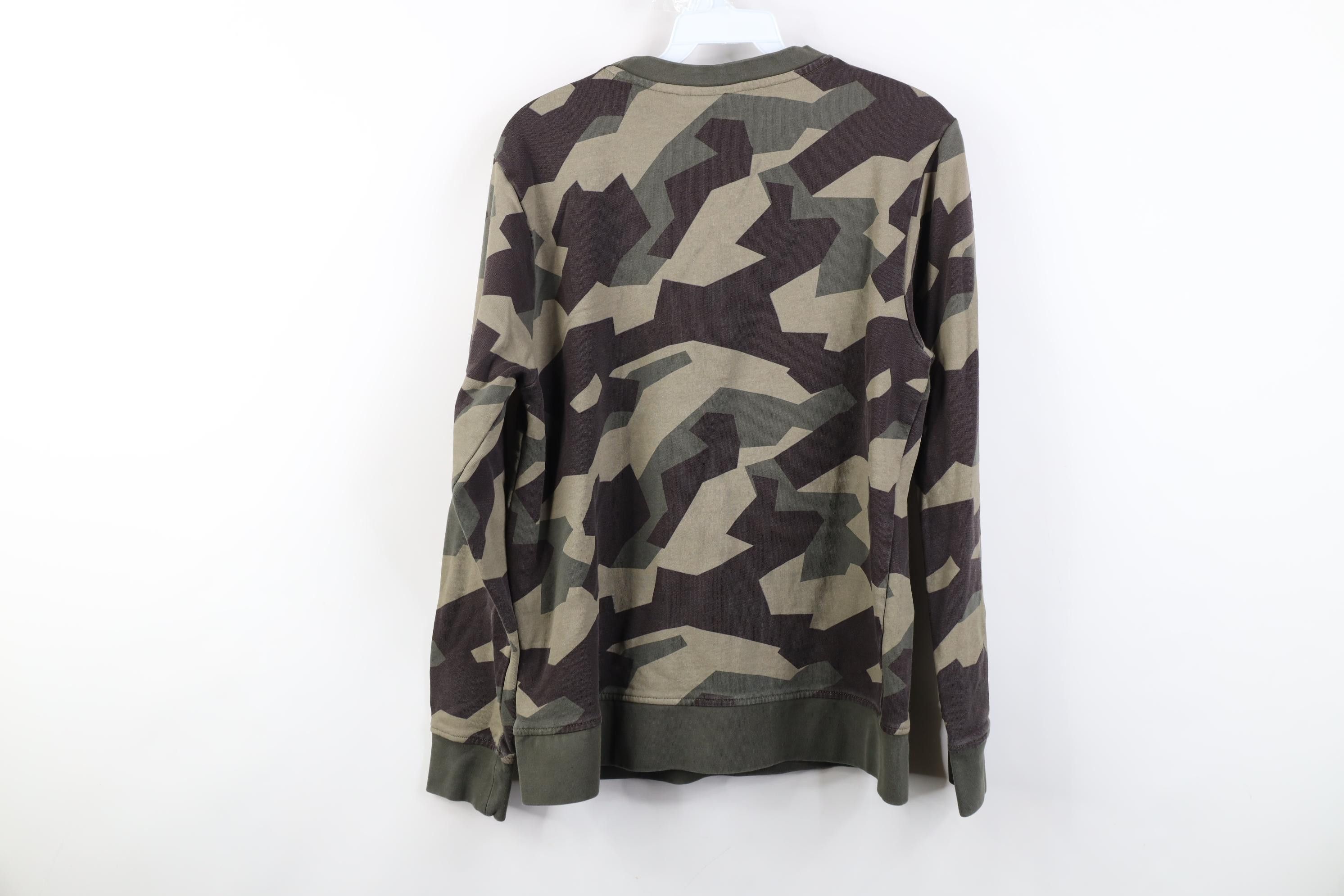 WeSC WESC Streetwear Faded Fractal Camouflage Crewneck Sweatshirt Size US M / EU 48-50 / 2 - 12 Thumbnail