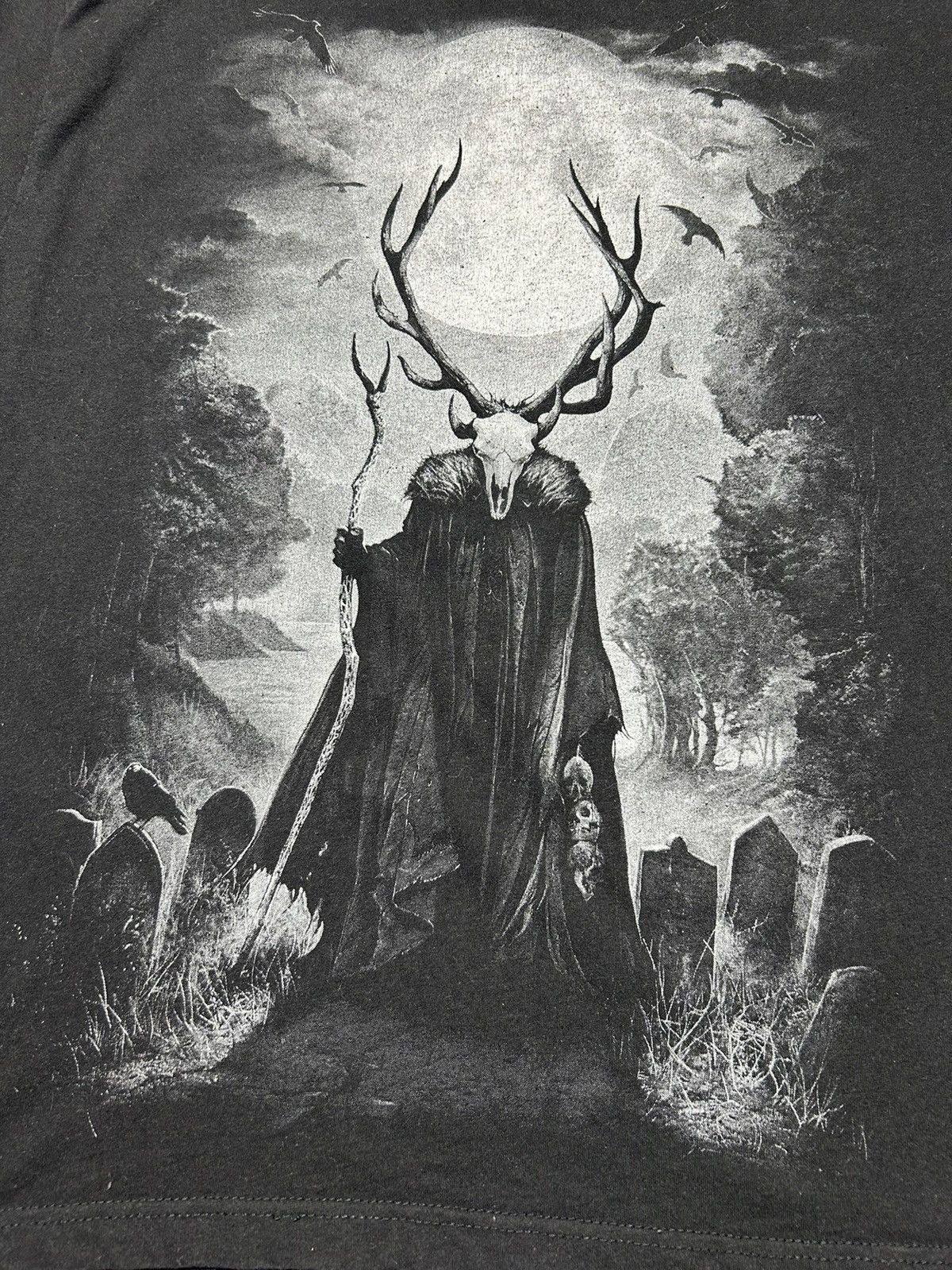 Expert Horror × Vintage Vintage Horror 666 Devil Death T-Shirt Size US XXL / EU 58 / 5 - 6 Thumbnail