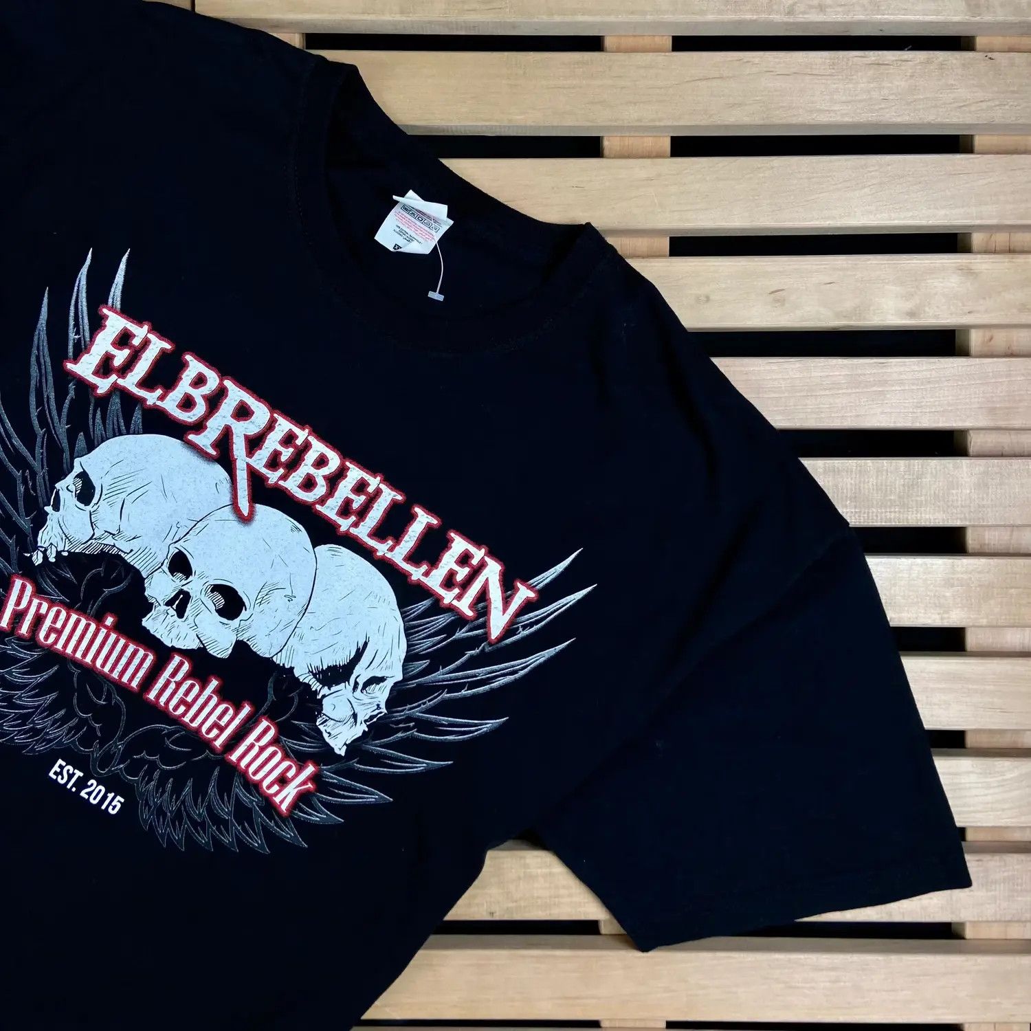 Band Tees Vintage T Shirt Elbrebellen Premium Rebel Rock Size XXL Size US XXL / EU 58 / 5 - 2 Thumbnail
