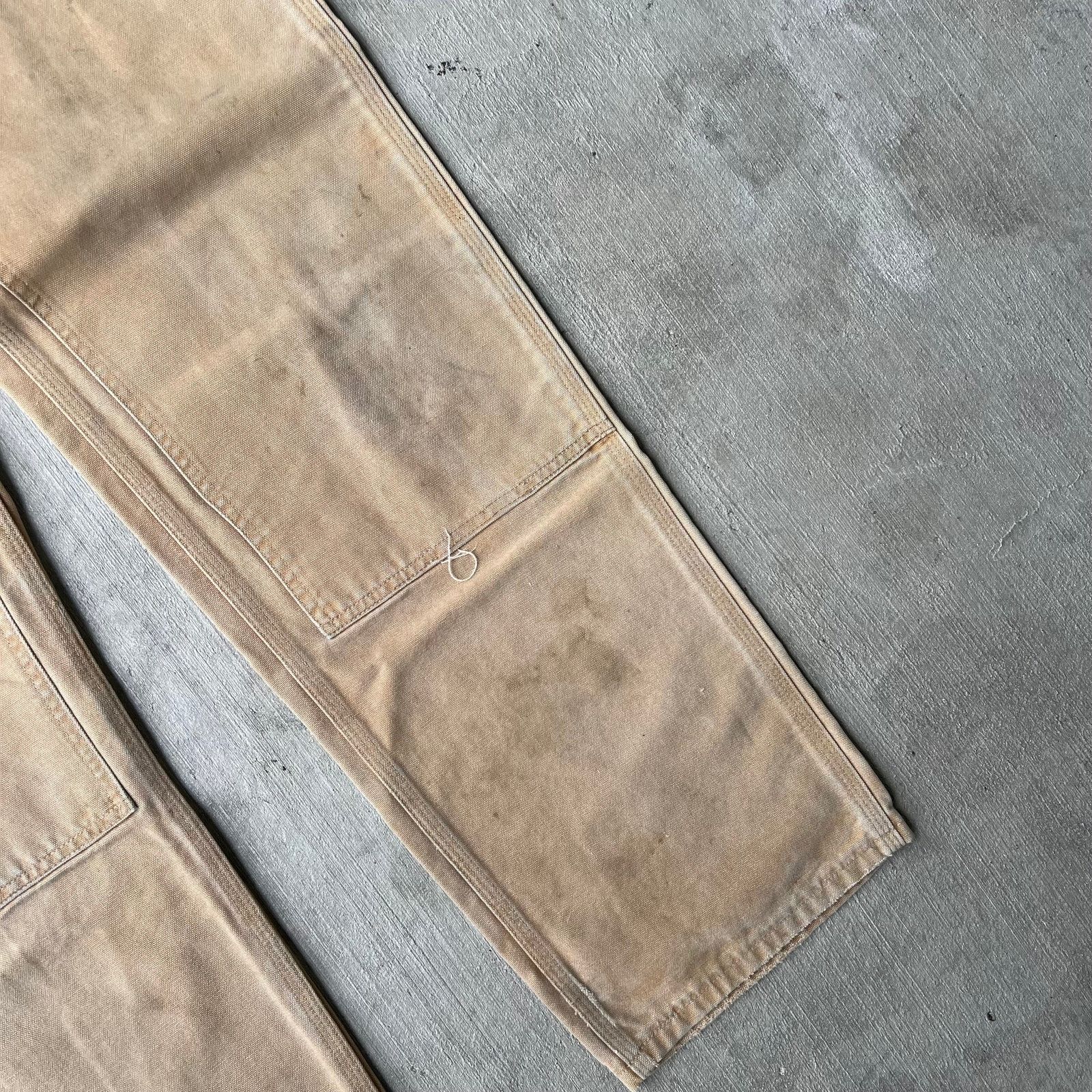 Carhartt × Vintage Carhartt brown double knee work wear carpenter pants Size US 36 / EU 52 - 10 Thumbnail