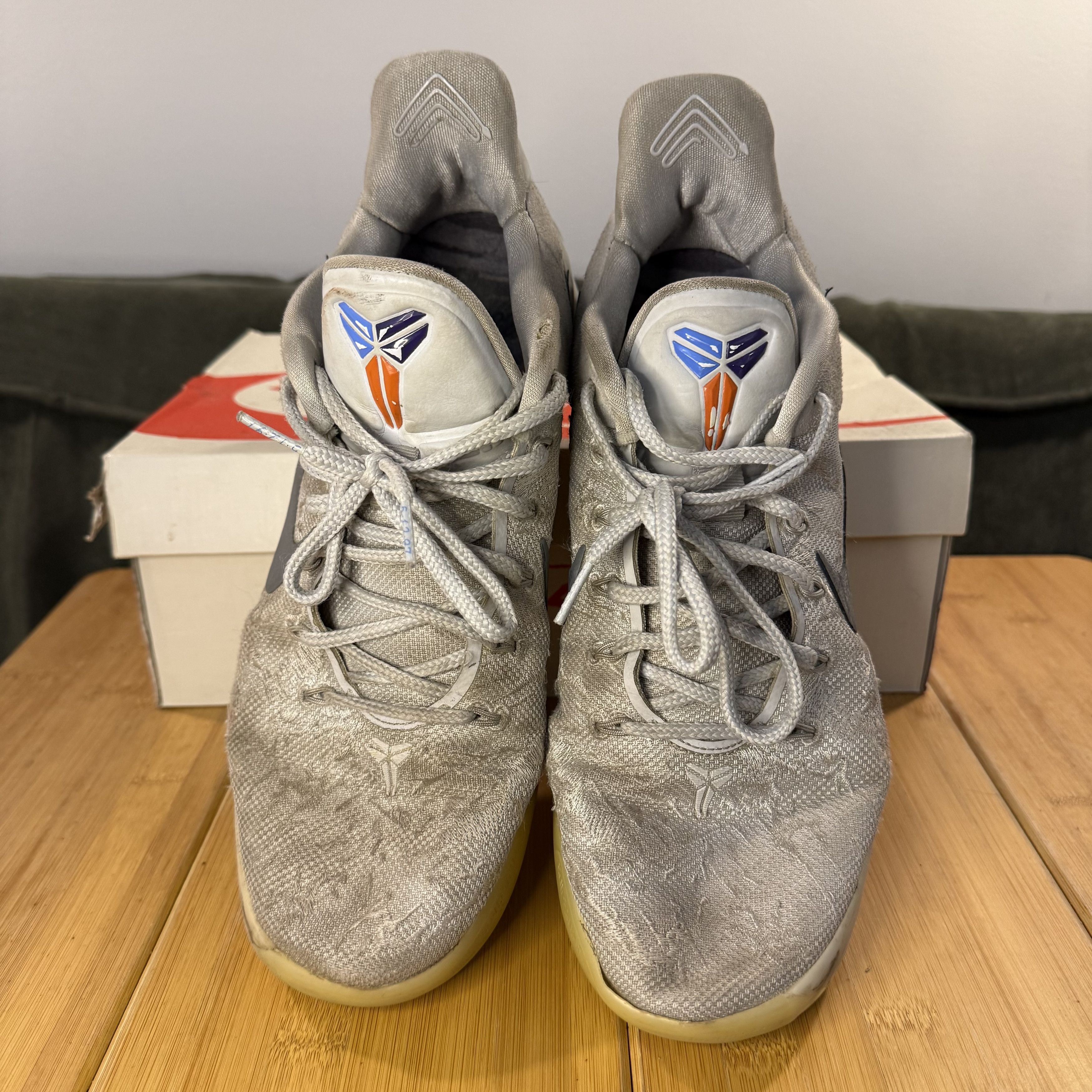 Nike Nike Kobe A.D. Derozan PE Compton Grey, 942301-900 Size US 11 / EU 44 - 3 Thumbnail
