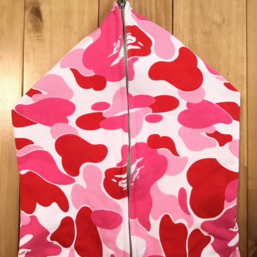 Bape BAPE ABC camo Pink short full zip hoodie a bathing ape Size M / US 6-8 / IT 42-44 - 4 Thumbnail