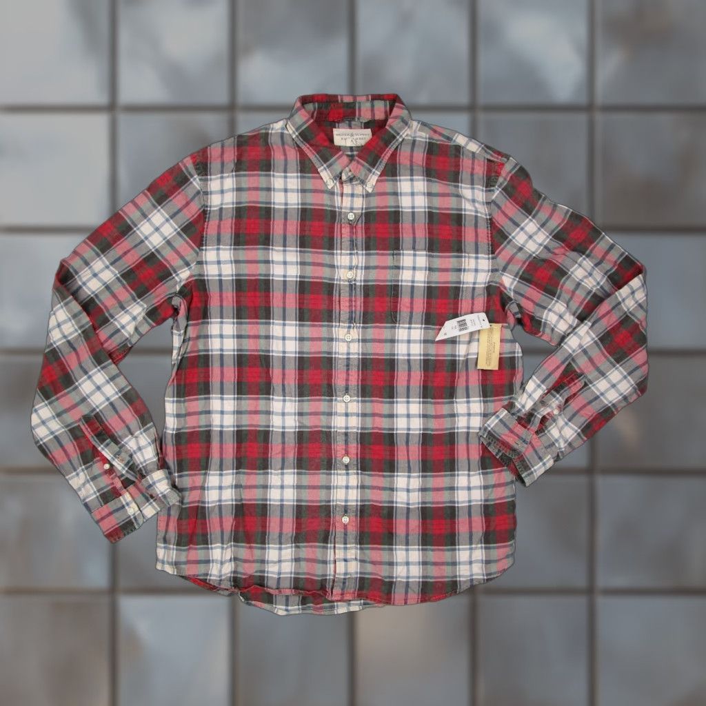 Ralph Lauren Denim & Supply Ralph Lauren Shirt Mens 2XL Red Plaid Button Up Workwear Size US XXL / EU 58 / 5 - 1 Thumbnail