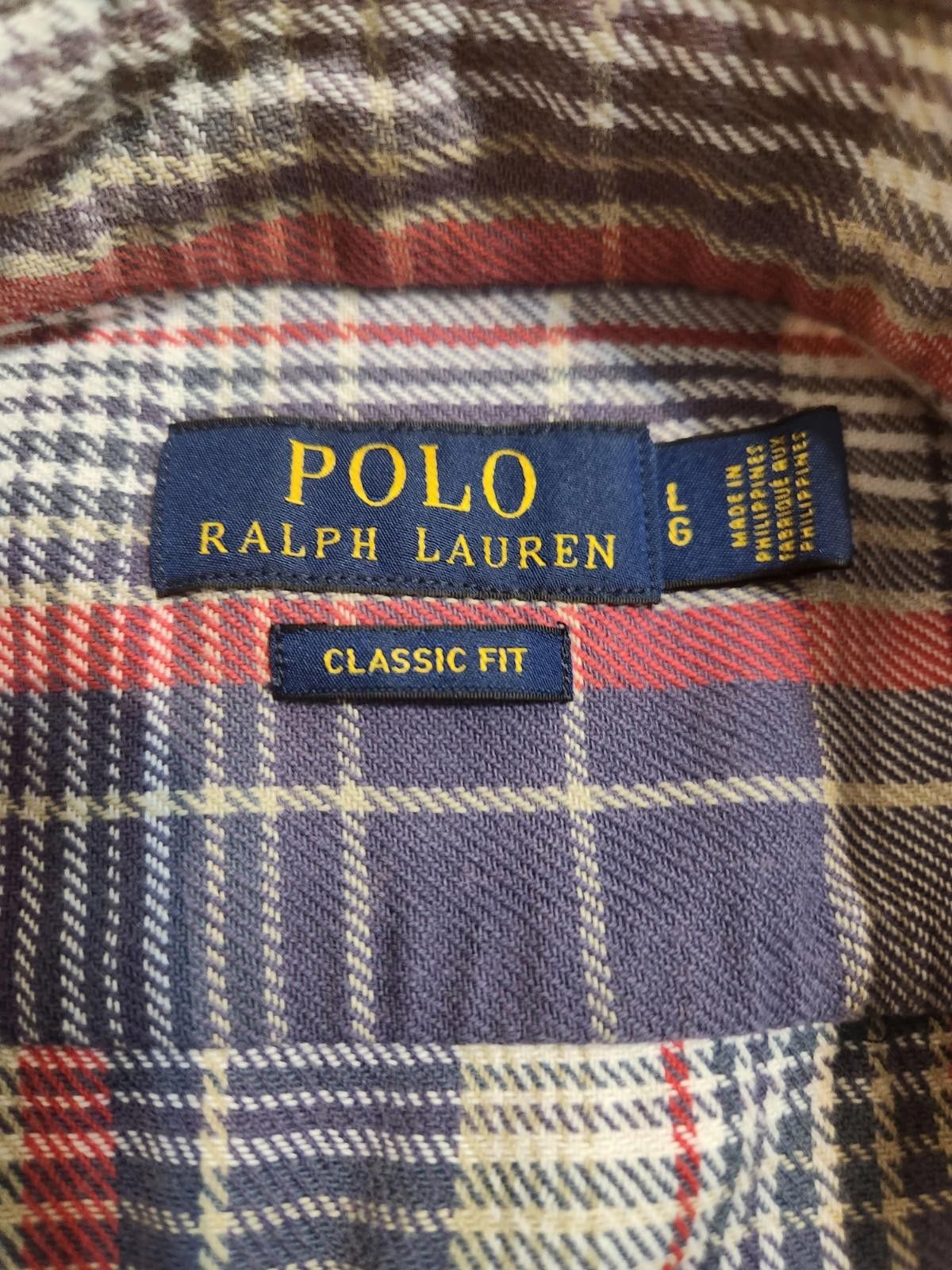 Polo Ralph Lauren Polo Ralph Lauren Japan Tiger Purple Plaid Flannel L Size US L / EU 52-54 / 3 - 3 Thumbnail