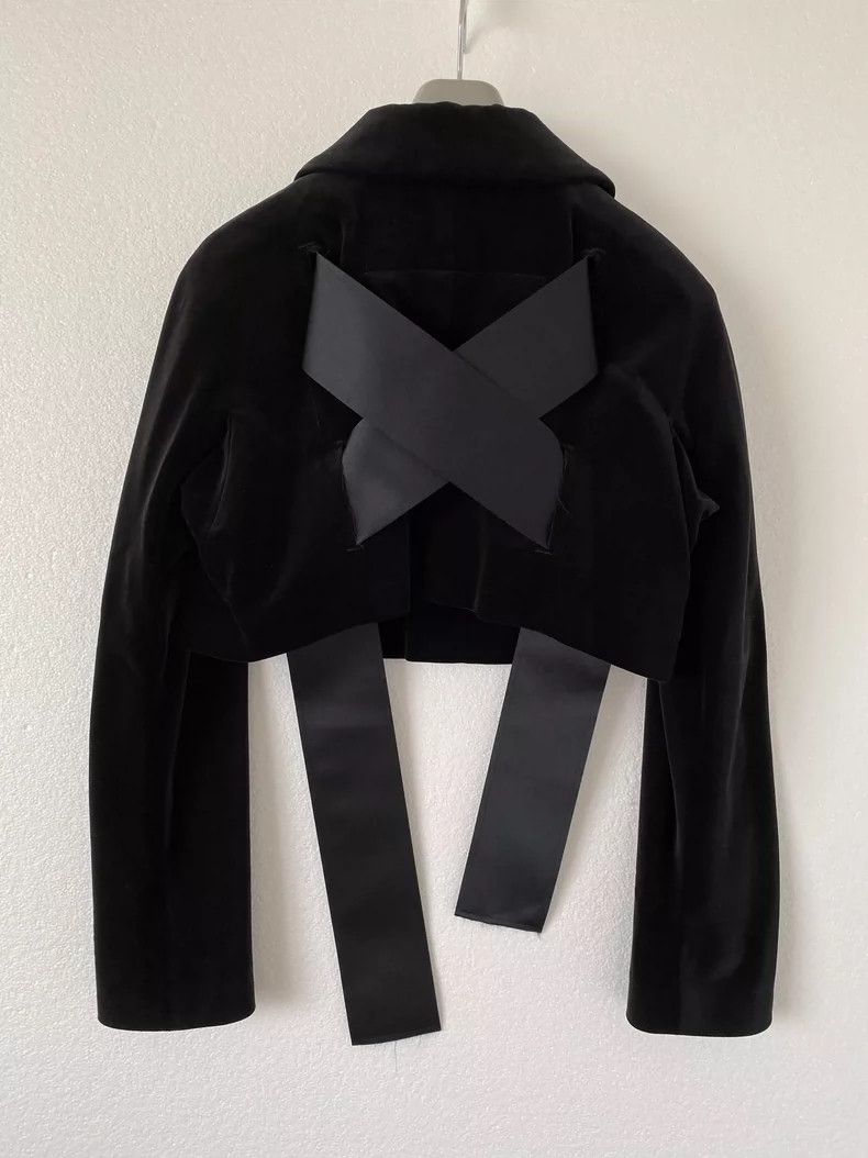 Comme des Garcons Comme Des Garcons Blue Witch Period Back Satin Ribbon Deco Size S / US 4 / IT 40 - 2 Thumbnail