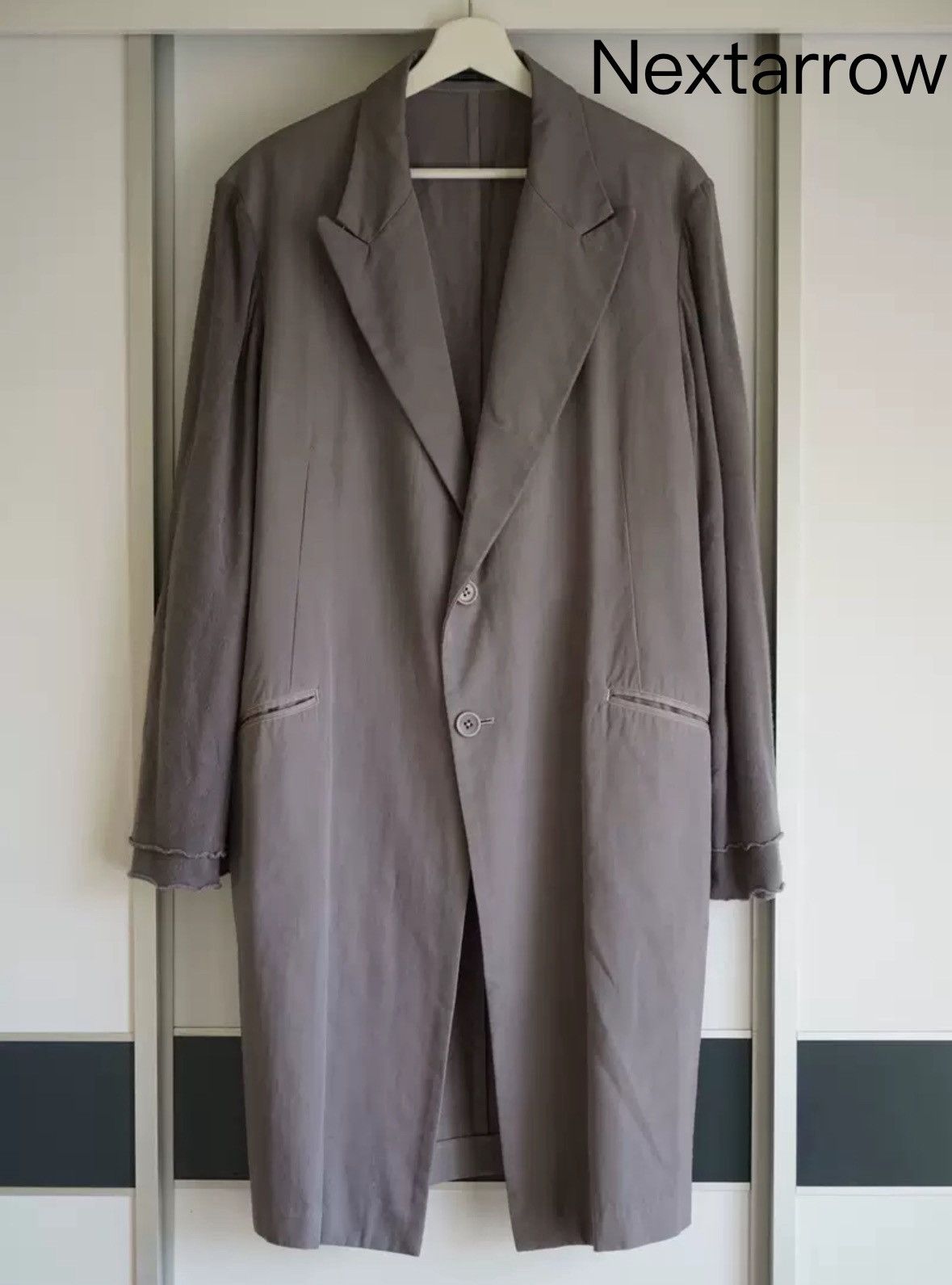 Yohji Yamamoto Yohji Yamamoto 02ss to wear dyed double sleeved coat Size US L / EU 52-54 / 3 - 1 Thumbnail