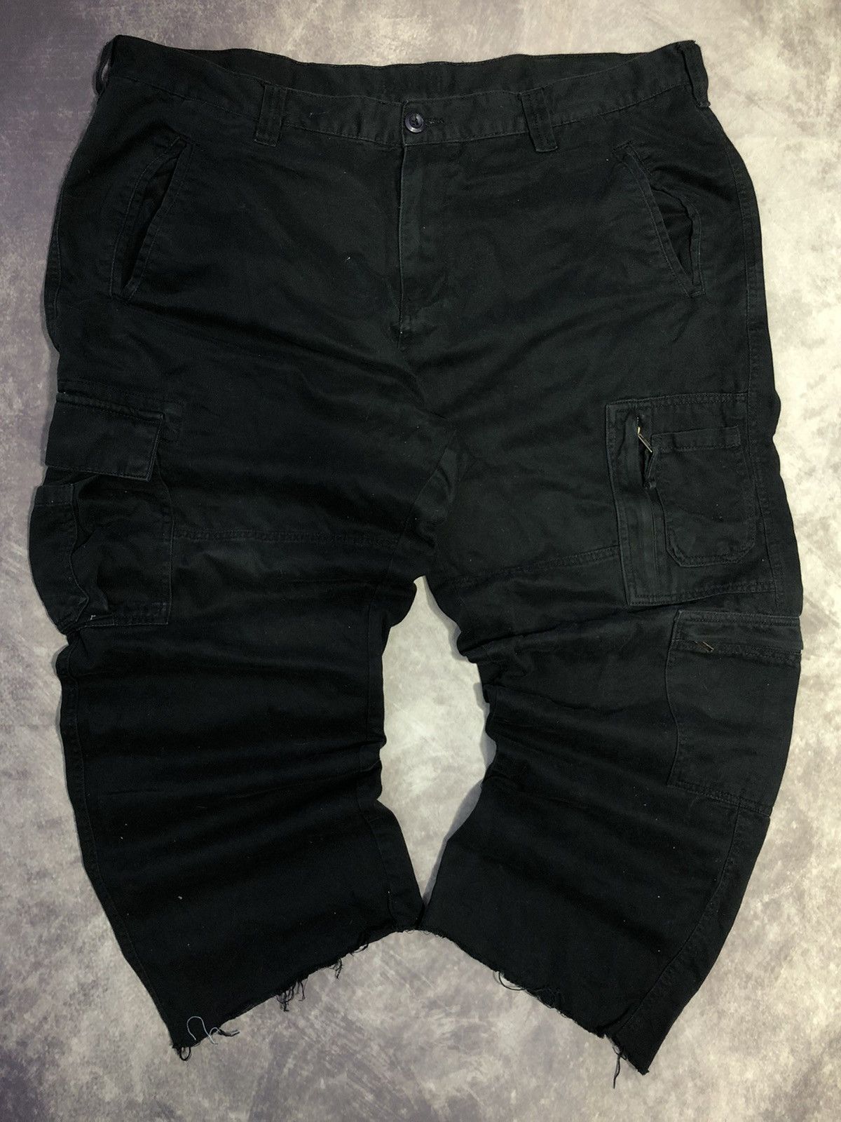 JNCO Vintage Bugle Boy Double Knee Cargo Jeans Y2K Size US 36 / EU 52 - 1 Thumbnail
