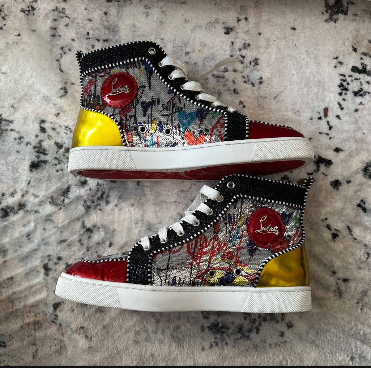 Christian Louboutin Rantus Orlato flat high “Graffiti” Size US 9 / EU 42 - 1 Thumbnail