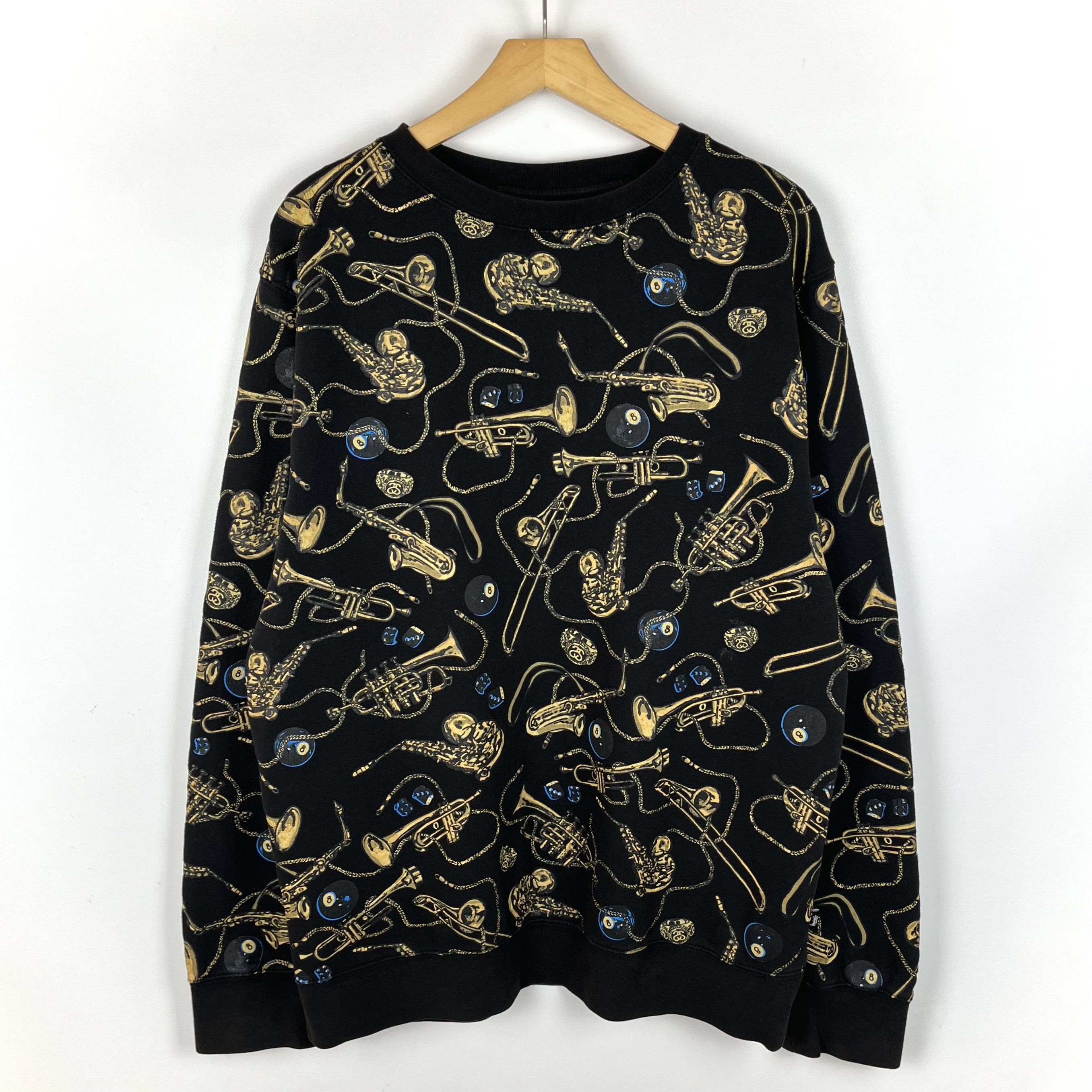 Stussy Vintage 2000s Stussy X Futura All Over Print Hoodie | Grailed