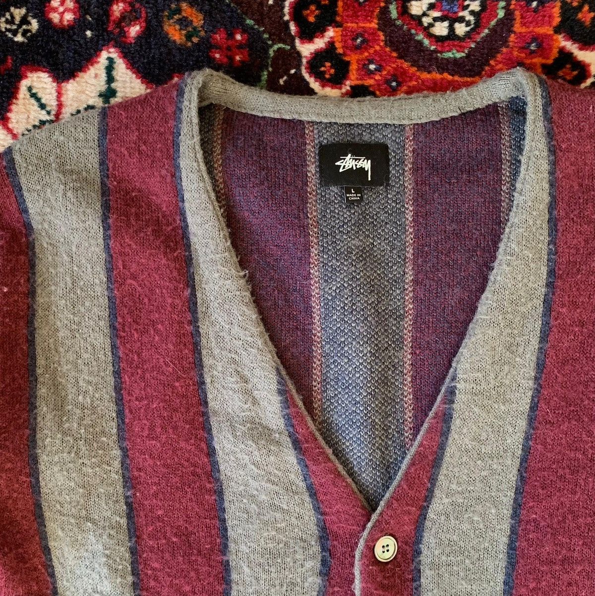 Stussy Stussy Cardigan Size US L / EU 52-54 / 3 - 4 Thumbnail