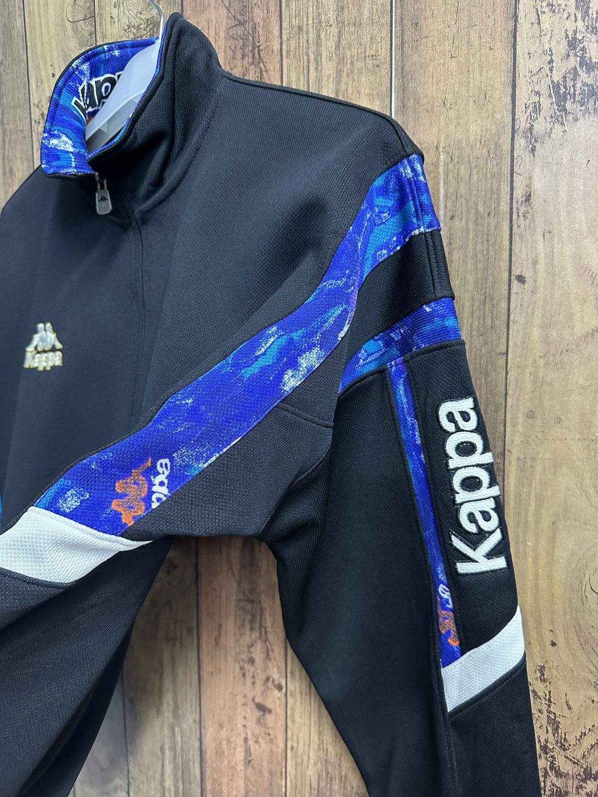 Kappa Vintage 80s Kappa Side Label Zipper Jacket Z05 Size US M / EU 48-50 / 2 - 5 Thumbnail