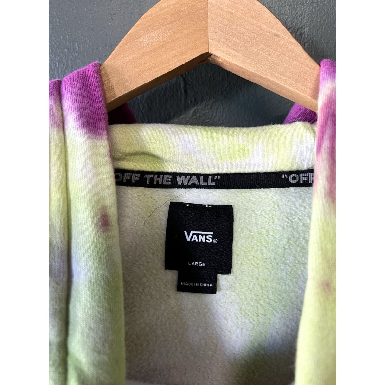 Vans Vans Mens Pullover Hooded Sweatshirt Multicolor Tie Dye Size L Size US L / EU 52-54 / 3 - 3 Thumbnail