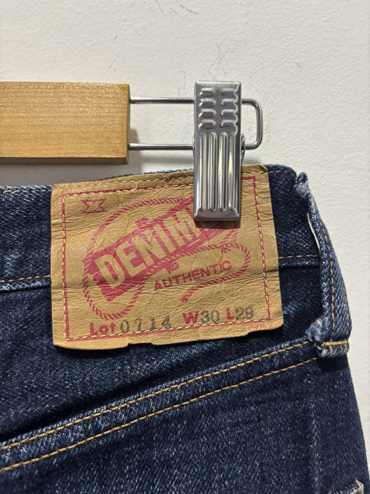 Japanese Brand Denime Selvedge Jeans Size US 30 / EU 46 - 8 Thumbnail