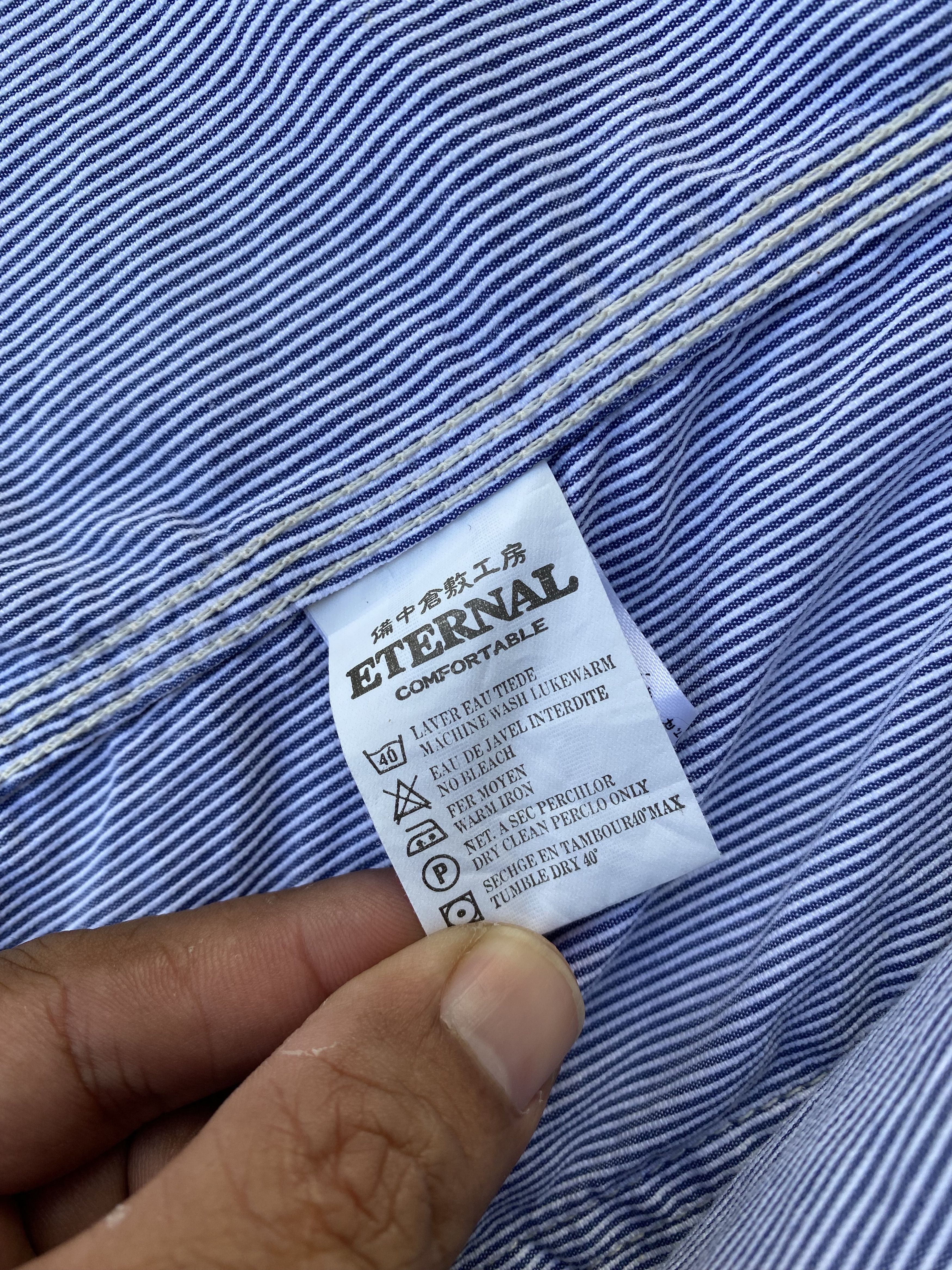 Eternal Eternal worrlwear hickory blue chore jacket Size US M / EU 48-50 / 2 - 11 Thumbnail
