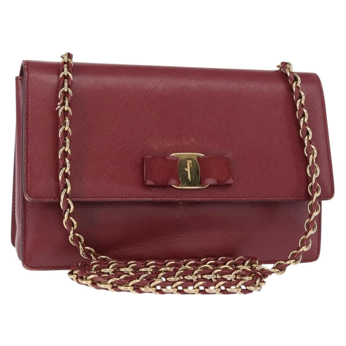 Salvatore Ferragamo Salvatore Ferragamo Vala Chain Leather Size ONE SIZE - 1 Thumbnail