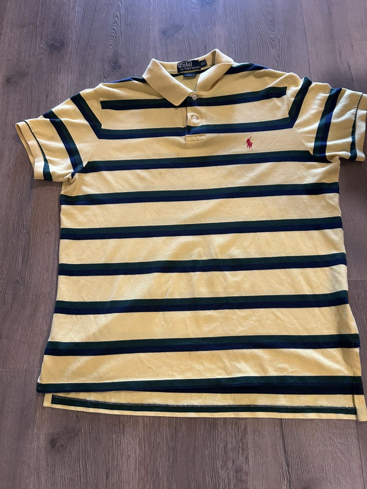 Polo Ralph Lauren Polo Ralph Lauren Men's Striped Polo Shirt Size US XL / EU 56 / 4 - 3 Thumbnail