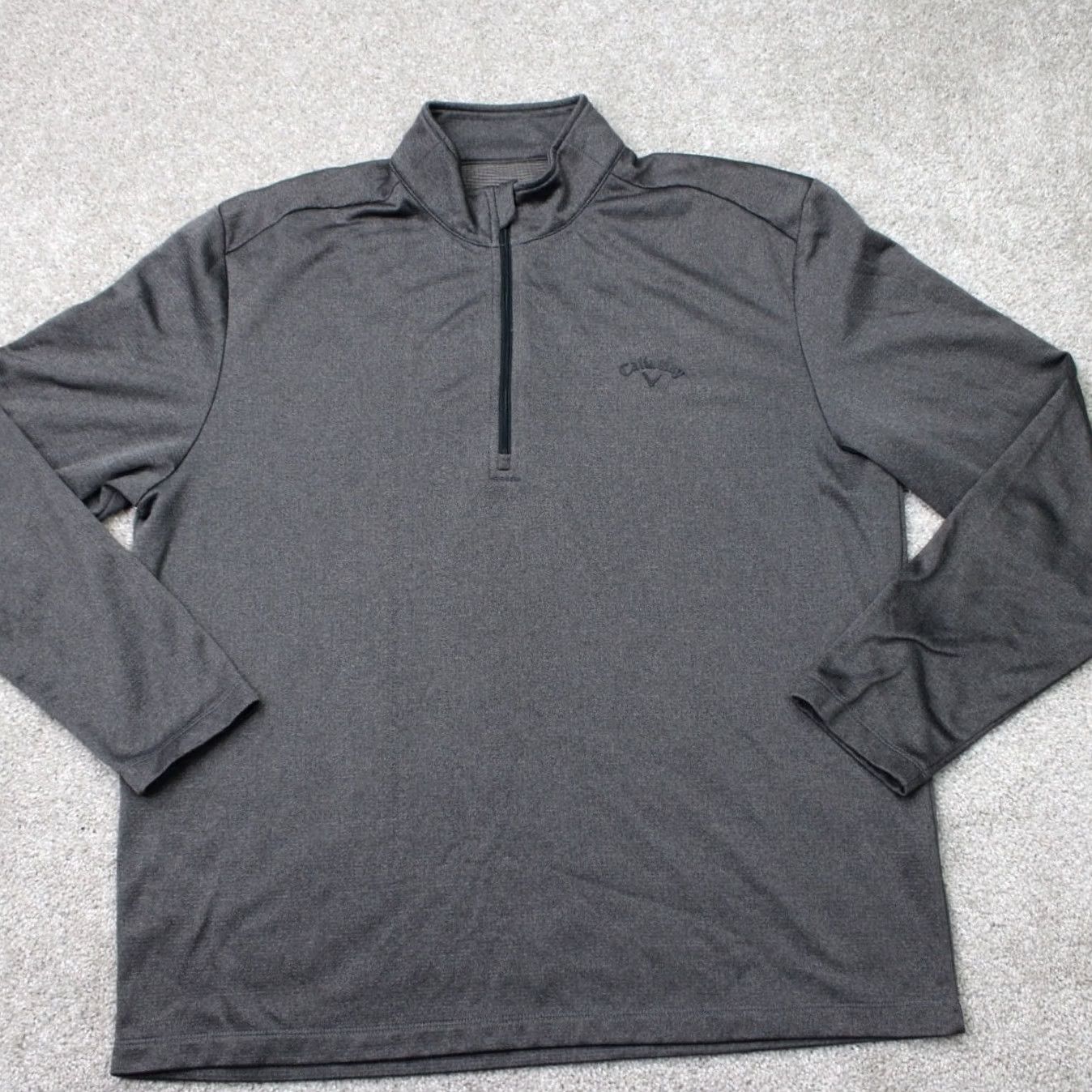 Callaway Callaway Sweatshirt Men XL Gray 1/4 Zip Pullover Long Sleeve Fleece Golf Weather Series Vintage: No Size US XL / EU 56 / 4 - 2 Thumbnail