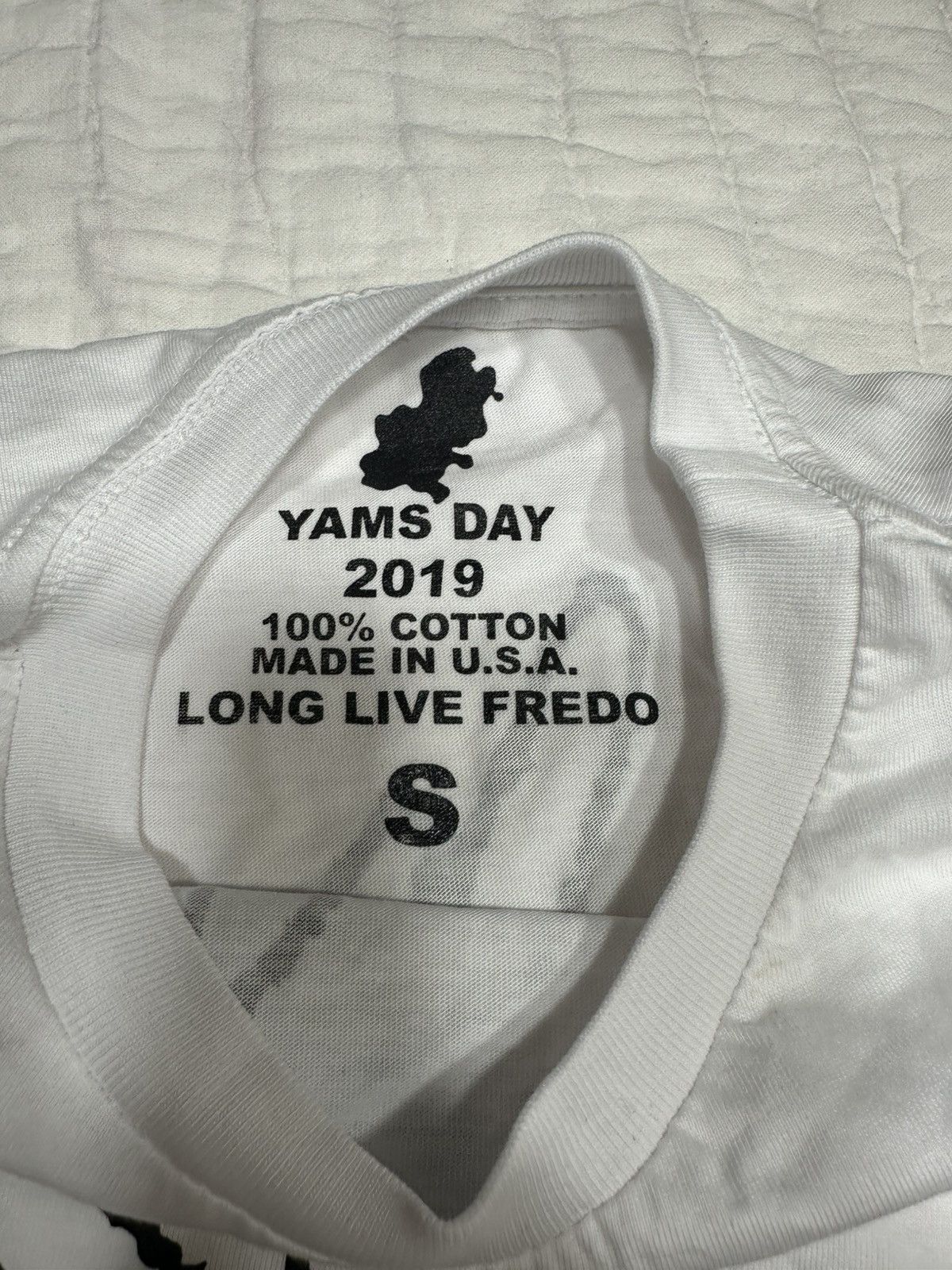 AWGE ASAP Yams “RIP FREDO” Tee/ Yams Day Exclusive 2019 Small Size US S / EU 44-46 / 1 - 3 Thumbnail