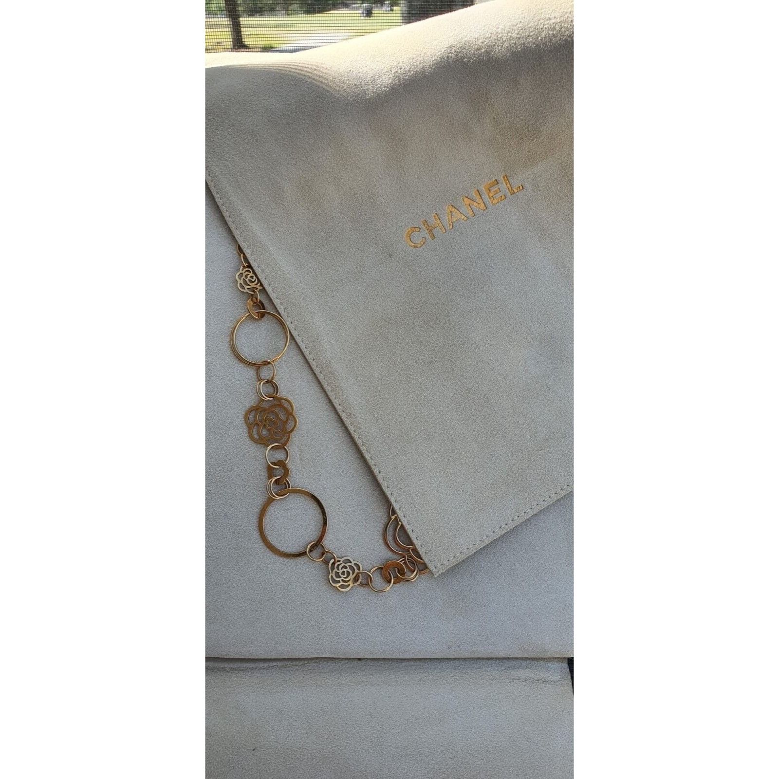 Chanel Chanel Camilla Flower Link 18 K Yellow Gold Necklace Size ONE SIZE - 3 Thumbnail