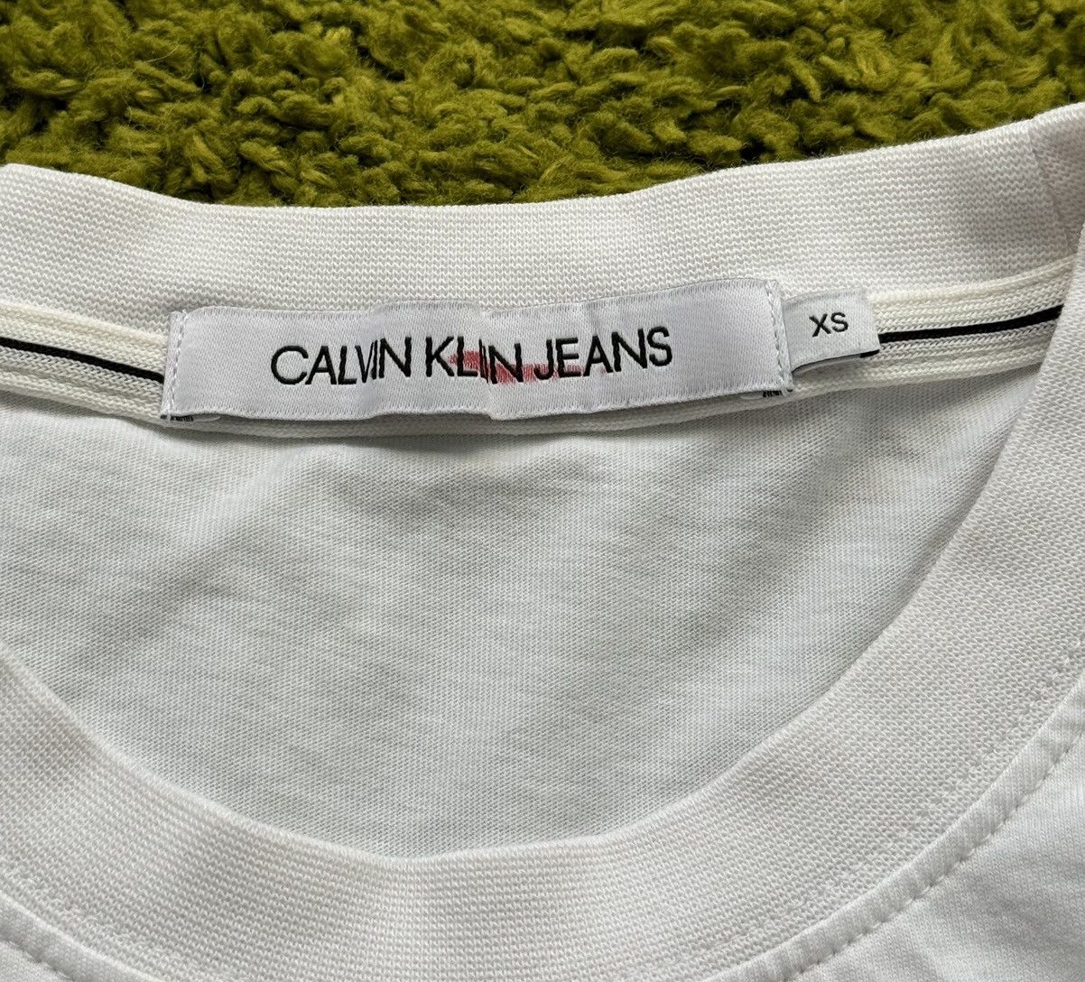 Calvin Klein × Designer Calvin Klein centre logo t-shirt Size XS / US 0-2 / IT 36-38 - 4 Thumbnail