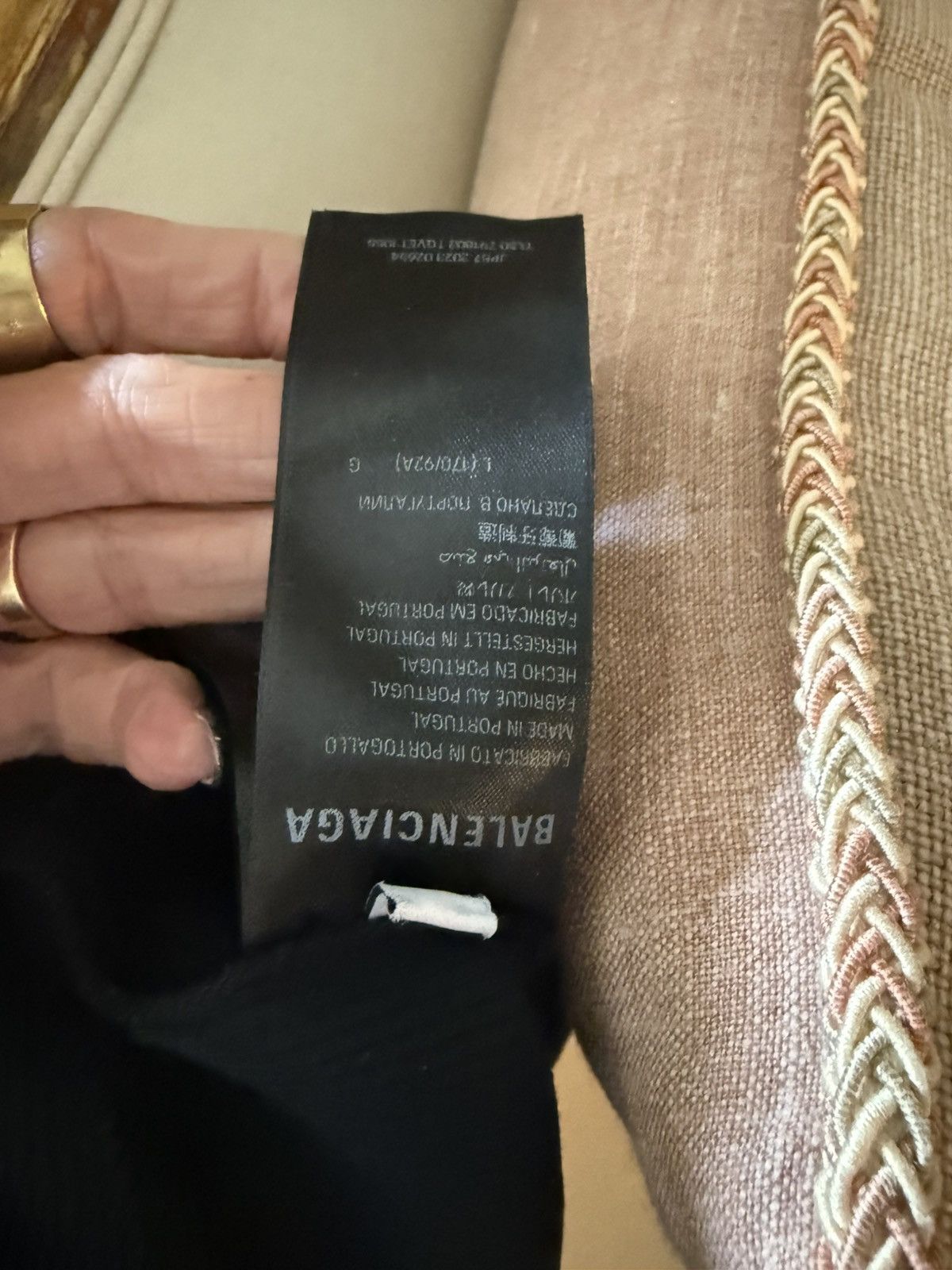 Balenciaga Balenciaga black cotton long gown Size L / US 10 / IT 46 - 14 Thumbnail