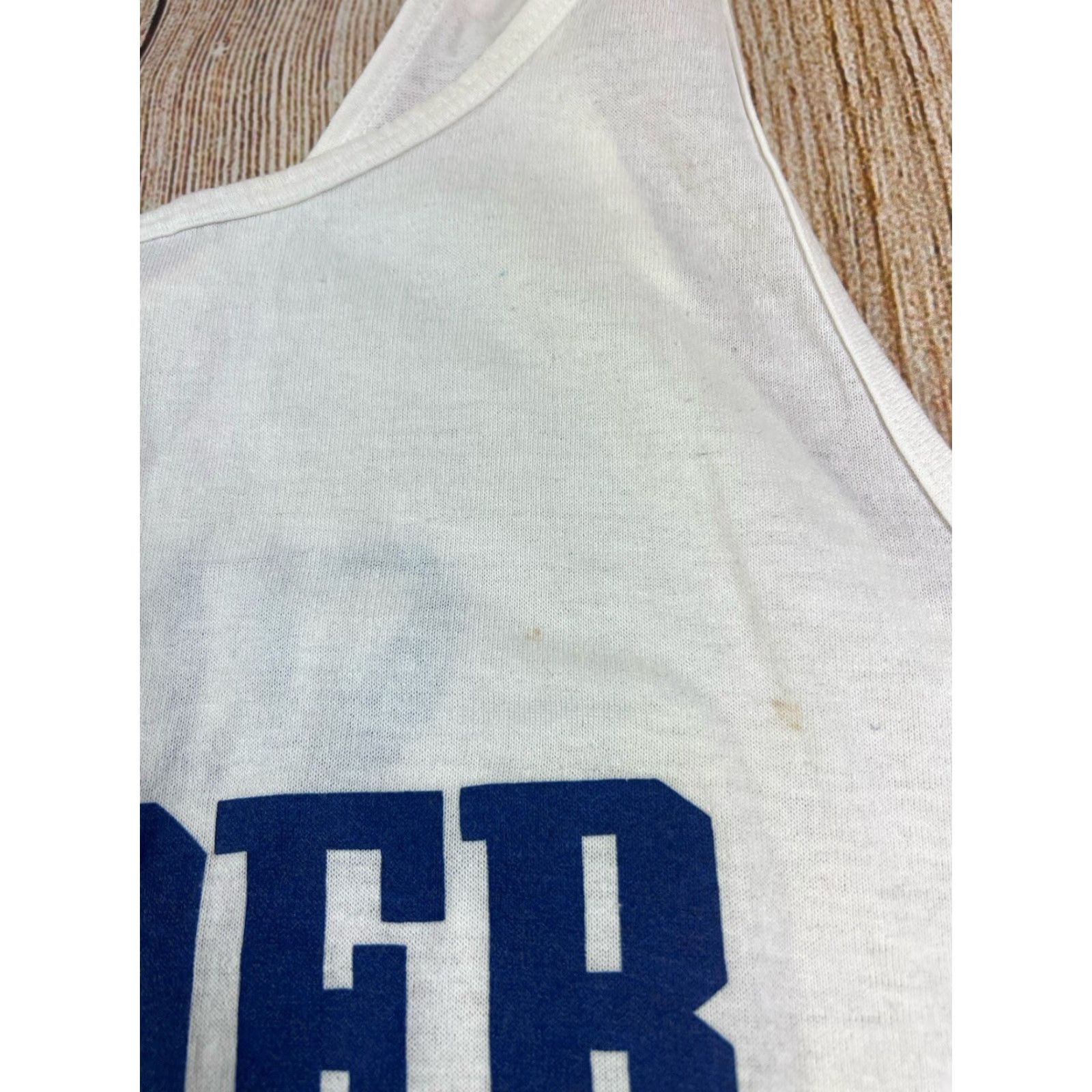 Adidas VINTAGE Adidas Sluggers Tank Top Shirt MENS S White 80s Graphic Print Size US S / EU 44-46 / 1 - 4 Thumbnail