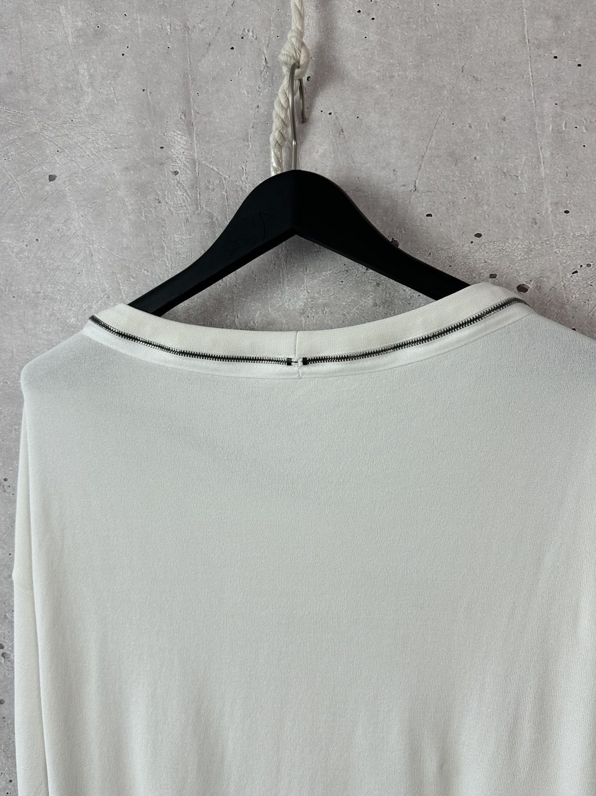 Annette Gortz Annette Gortz Made in Germany Viscose White Zipper Sweater Size S / US 4 / IT 40 - 12 Thumbnail