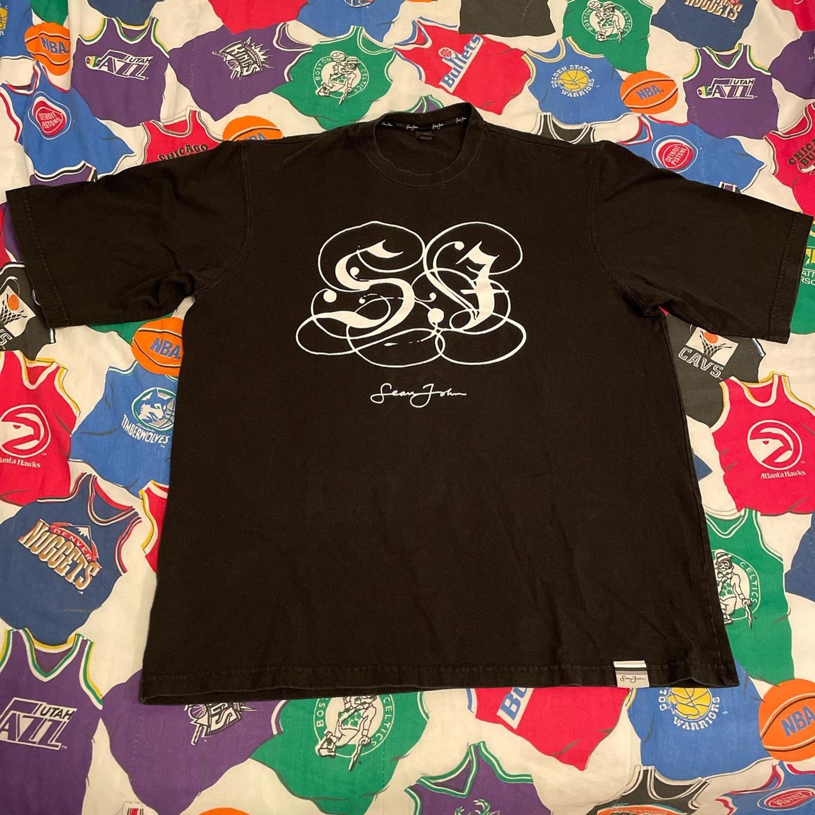 Sean John Y2K Streetwear Sean John Designer New York Baggy Tee Size US XL / EU 56 / 4 - 1 Thumbnail