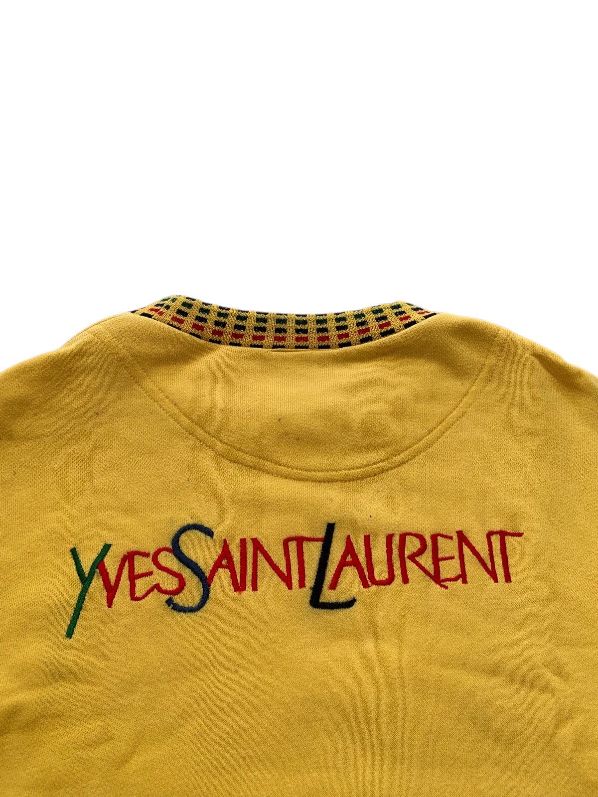 Yves Saint Laurent 🔥VTG YSL POUR HOMME CREWNECK SWEATSHIRT Size US M / EU 48-50 / 2 - 4 Thumbnail