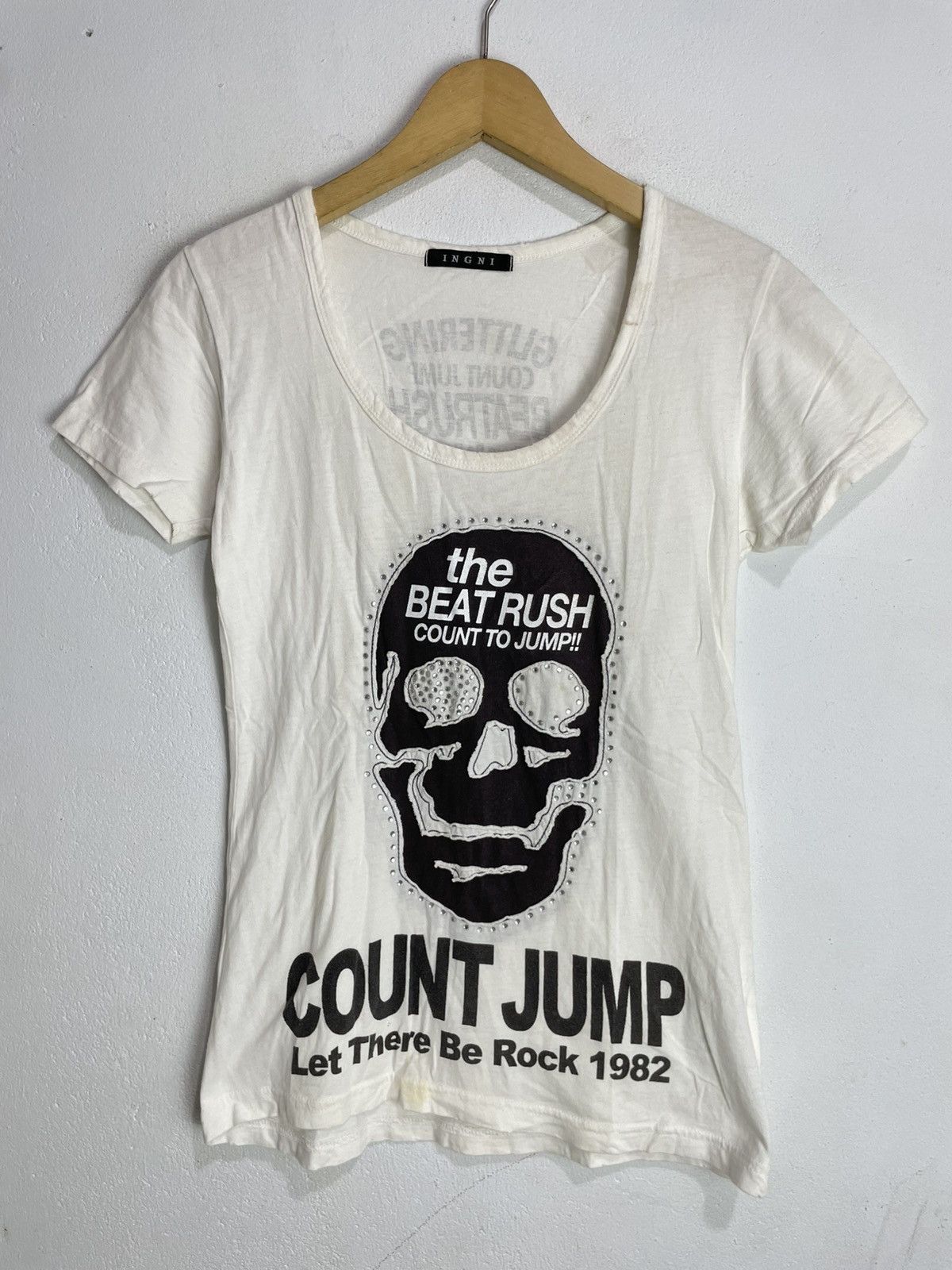 Hysteric Glamour Ingni skull studded y2k tee punk goth Size M / US 6-8 / IT 42-44 - 1 Thumbnail