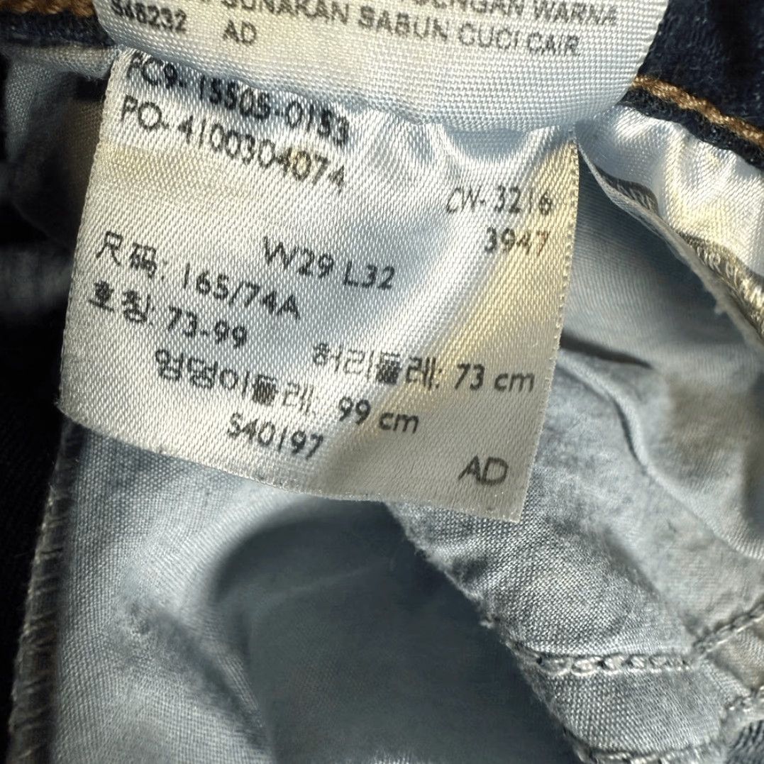 Levi's Levi's 505 Jeans Womens Size 29 Medium Wash Denim Straight Leg Pockets Blue 29 Women Size 29" - 7 Thumbnail