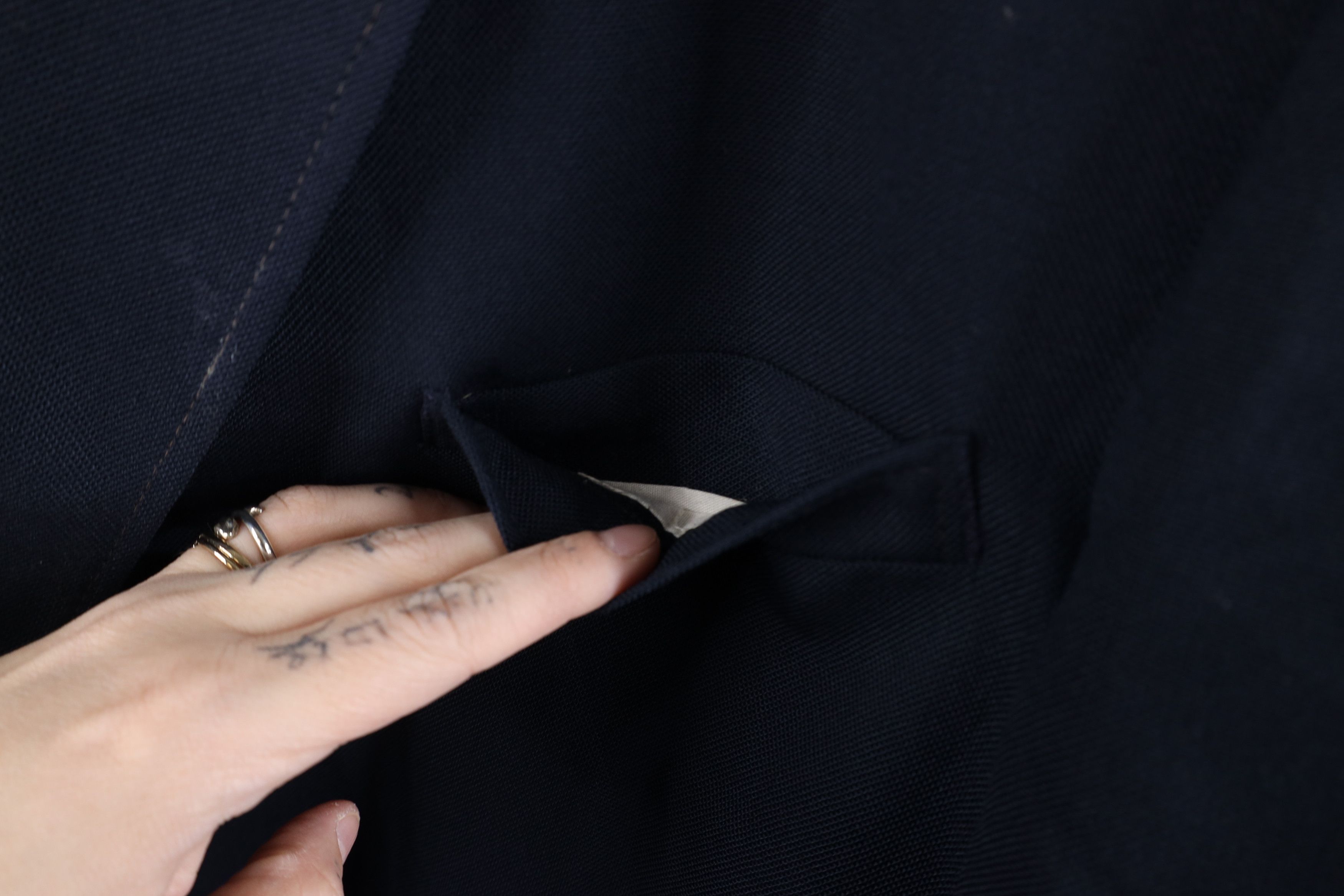Vintage Vintage 90s Streetwear Suit Coat Blazer Jacket Navy Blue USA Size US XXL / EU 58 / 5 - 6 Thumbnail