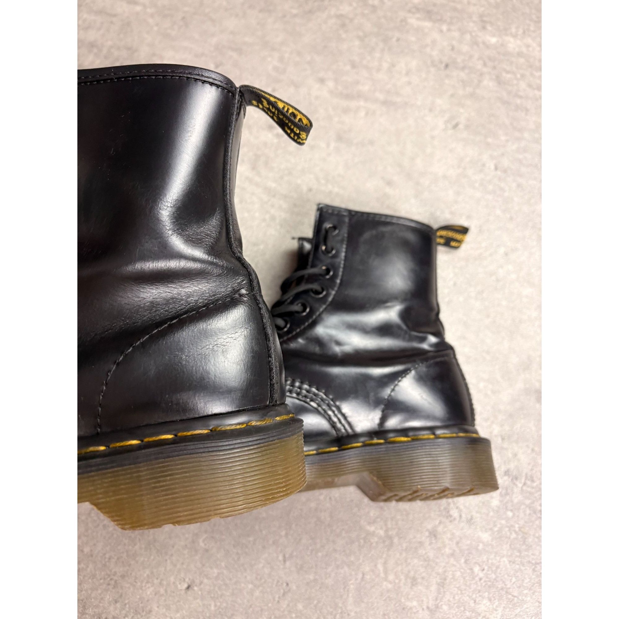 Dr. Martens Dr. Martens 1460 Black Leather Lace-Up Boots EU 37 US Womens Size US 7 / IT 37 - 5 Thumbnail