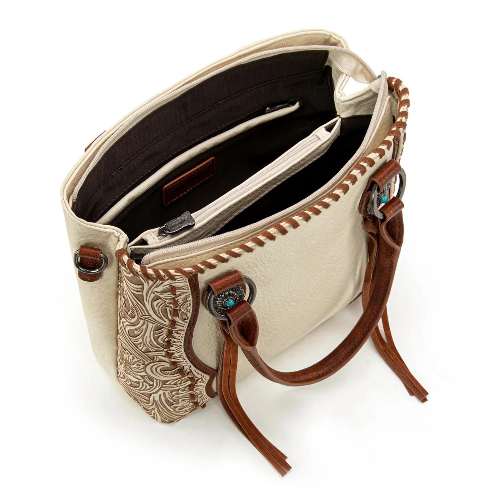 Designer Trinity Ranch Elegant Handbag with Detailed Embroidery Size ONE SIZE - 3 Thumbnail
