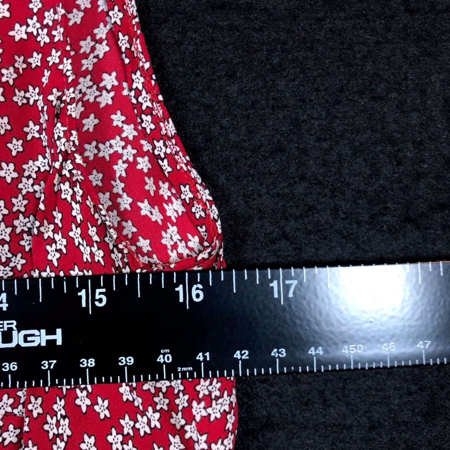 Ann Taylor Ann Taylor Blouse Womens Red White Star Pattern 100% Silk Collared Button Down 6 Regular Sleeveless Size M / US 6-8 / IT 42-44 - 5 Thumbnail