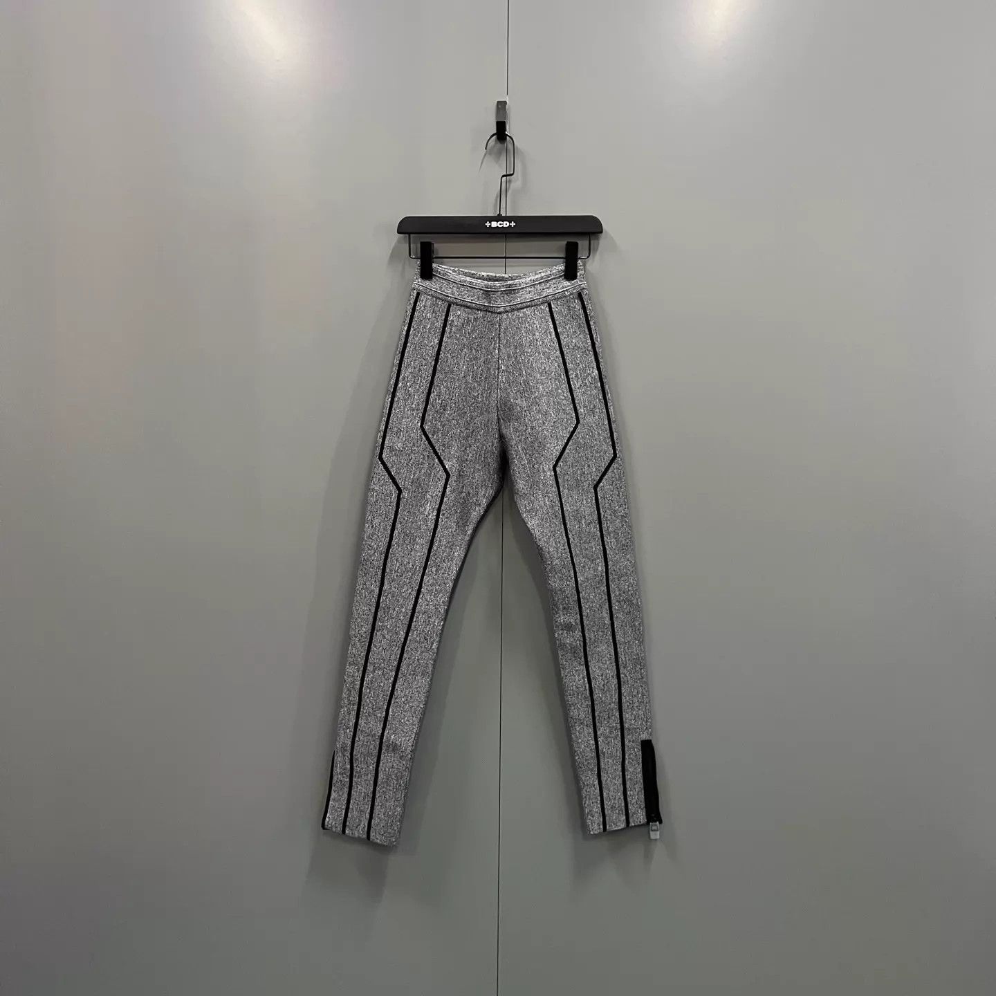 Dior Dior gray irregular stripe pants 36/40 new with tag Size 26" / US 2 / IT 38 - 1 Thumbnail