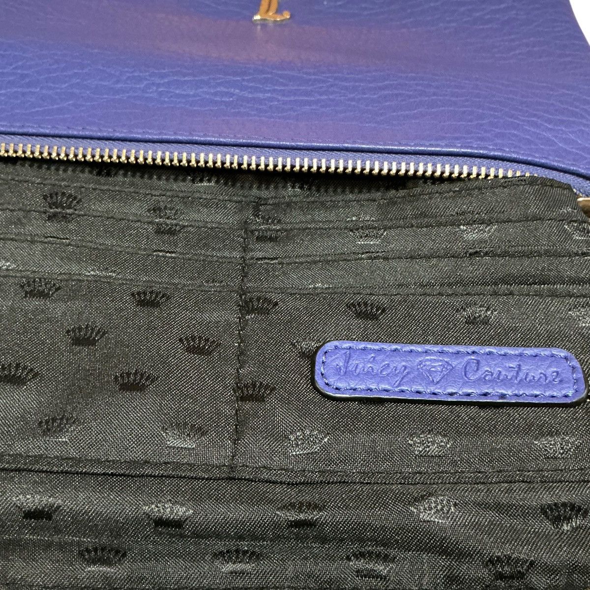 Juicy Couture Juicy Couture Purple-ish Blue Clutch Wristlet Wallet Bag Size ONE SIZE - 5 Thumbnail