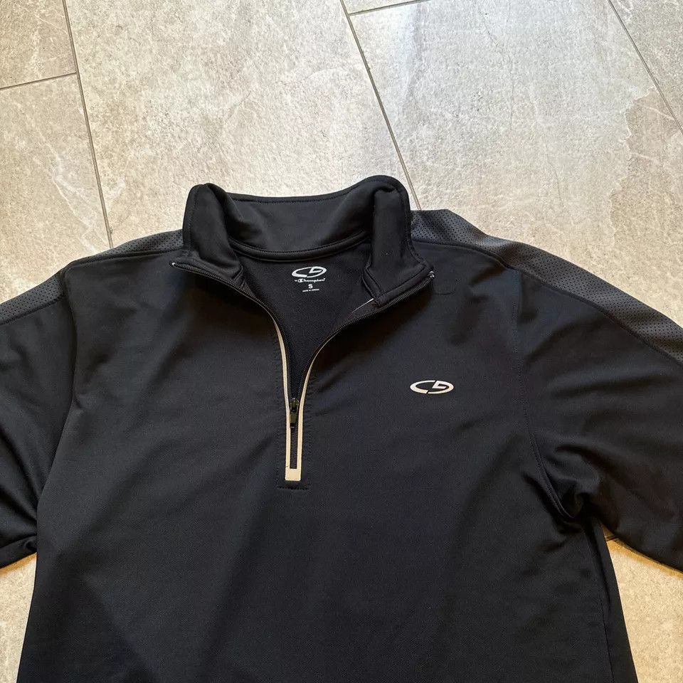 Champion Champion pullover fitted tech poly 1/4 zip cycling sweater Size US S / EU 44-46 / 1 - 3 Thumbnail