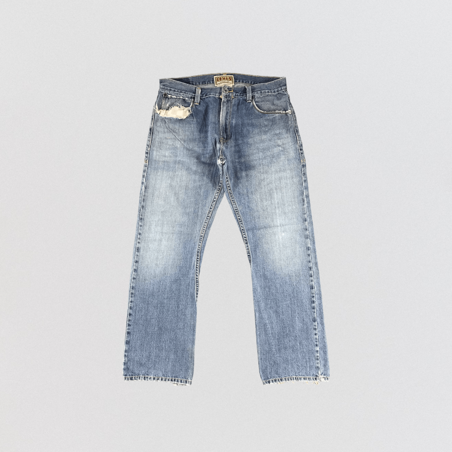 Levi's × Vintage Vintage Distress Levis Jeans Lot 514-JM788 Size US 36 / EU 52 - 1 Thumbnail