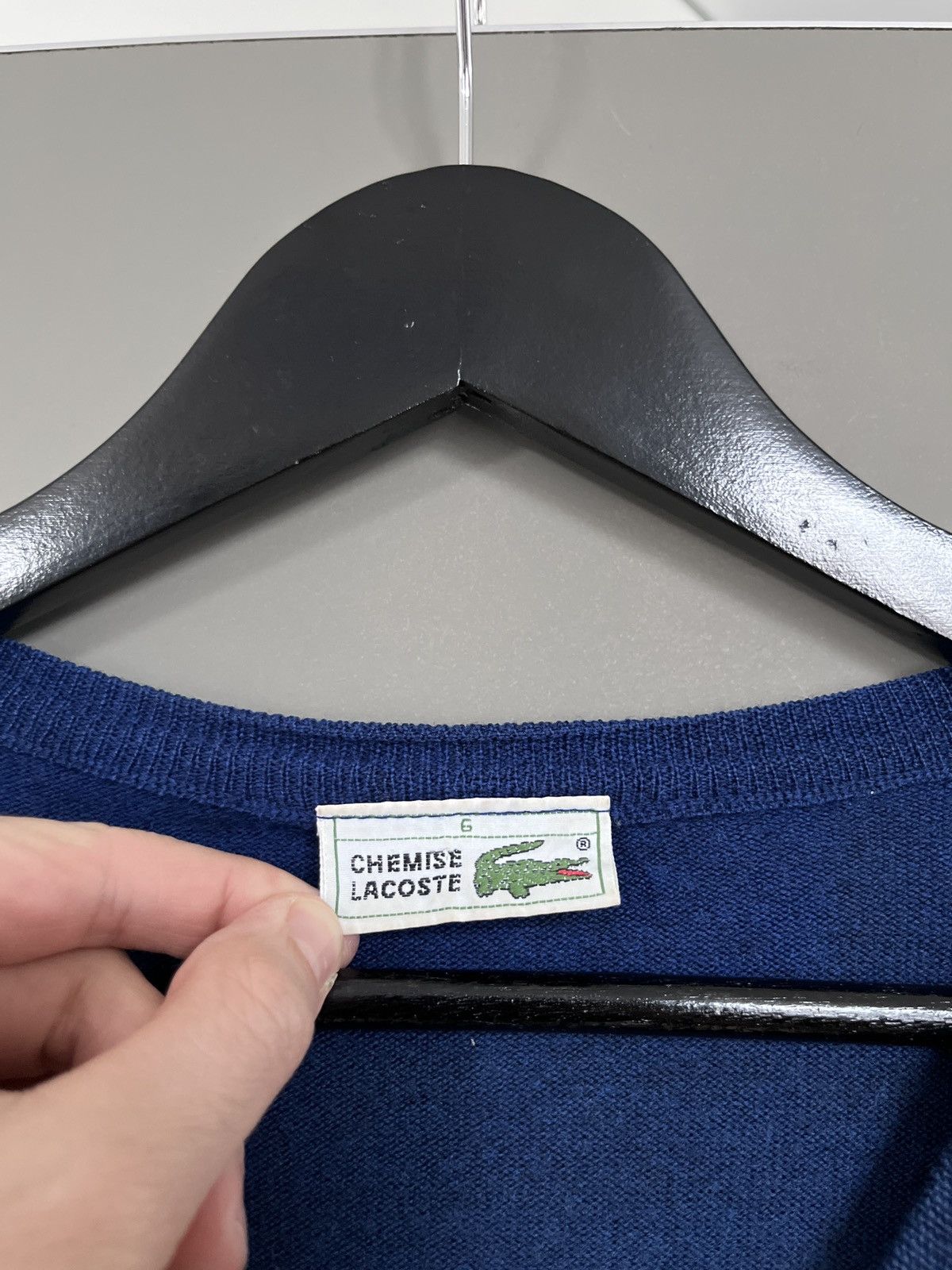 Lacoste Lacoste Vintage Argyle Diamonds Golf Sweater Jumper Size US XL / EU 56 / 4 - 4 Thumbnail