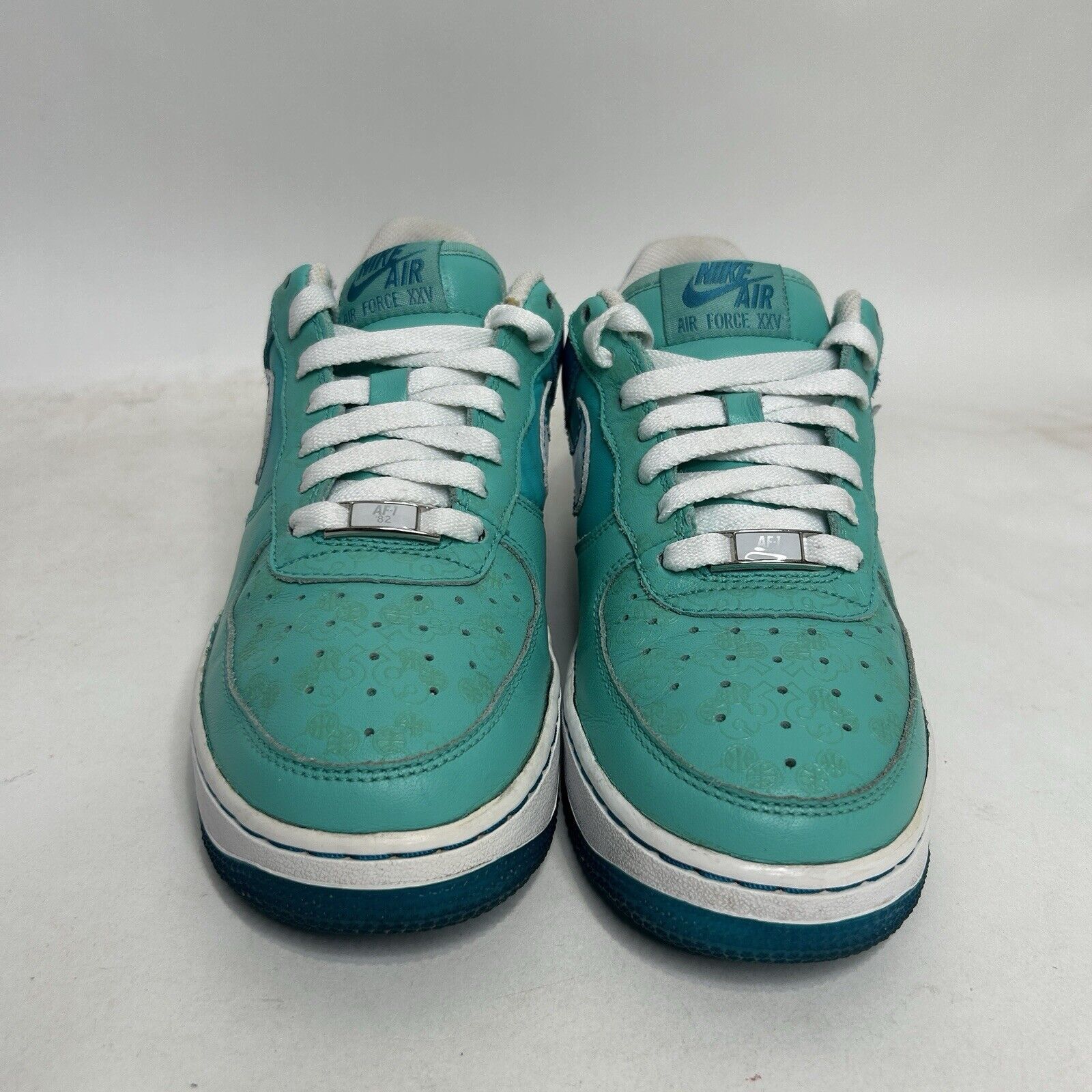 Nike Nike Air Force 1 07’ WMNS “Azure Teal Tropical” 2024 Size US 7.5 / IT 37.5 - 2 Thumbnail