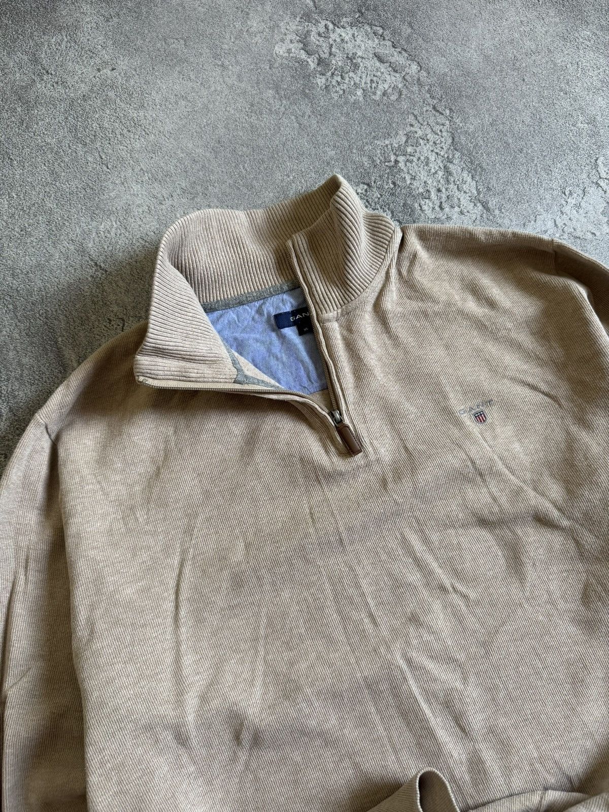 Gant Gant XL/size sweater jumper pullover 1/4 zip knit Size US XL / EU 56 / 4 - 2 Thumbnail