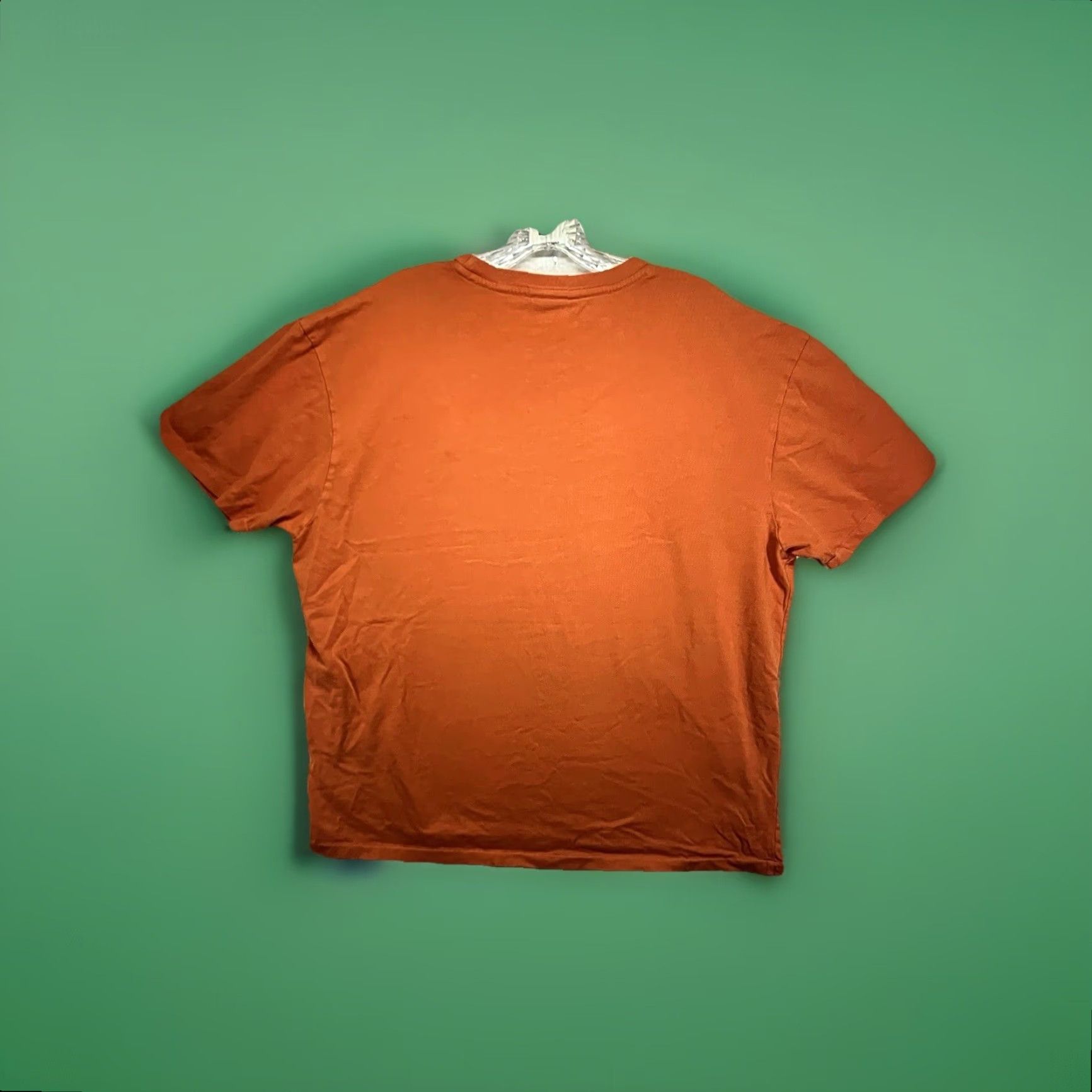 Vintage VINTAGE Polo Men’s T-Shirt Large Orange 90s Cotton Crew Neck Short Sleeve Beach Preppy Size US L / EU 52-54 / 3 - 2 Thumbnail