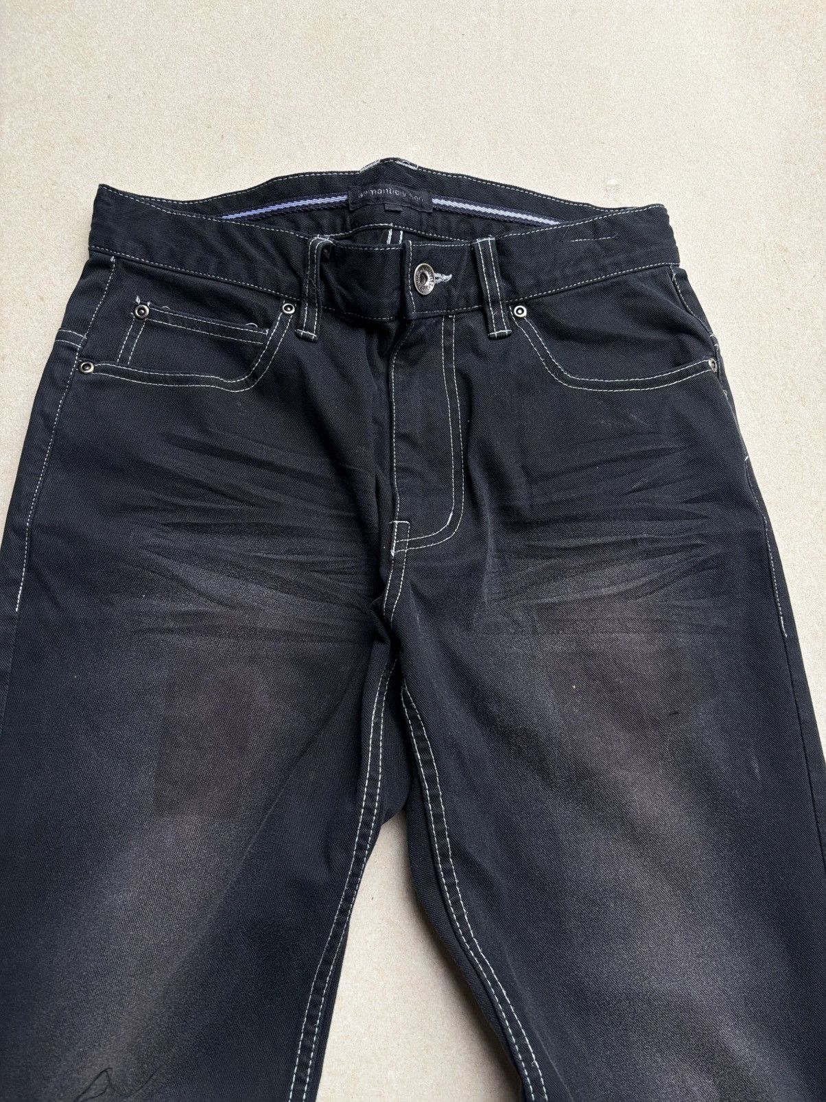 semanticdesign SEMANTIC DESIGN lace-up jeans Size US 27 - 2 Thumbnail